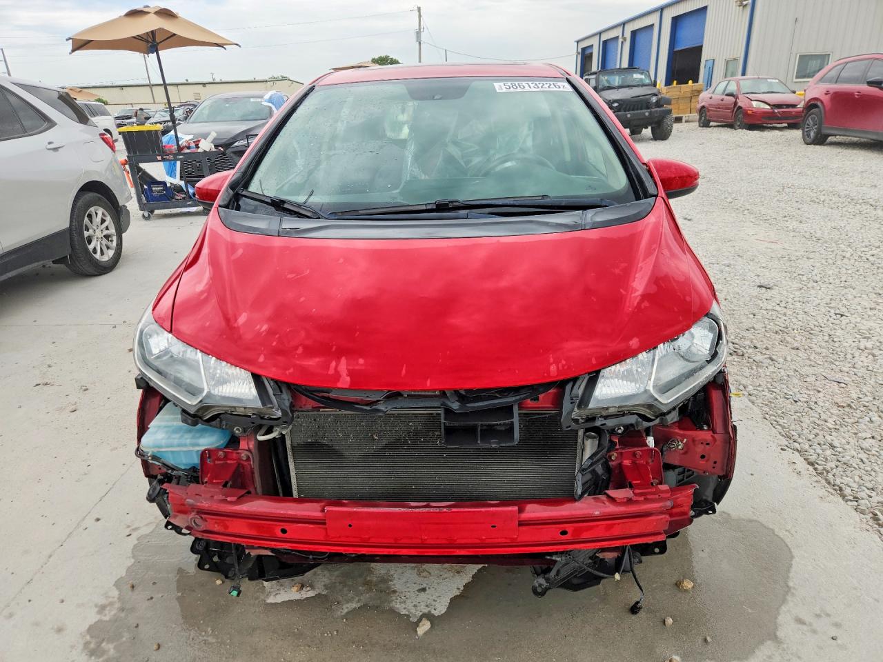 2015 Honda Fit Ex Красный vin: 3HGGK5H88FM774584