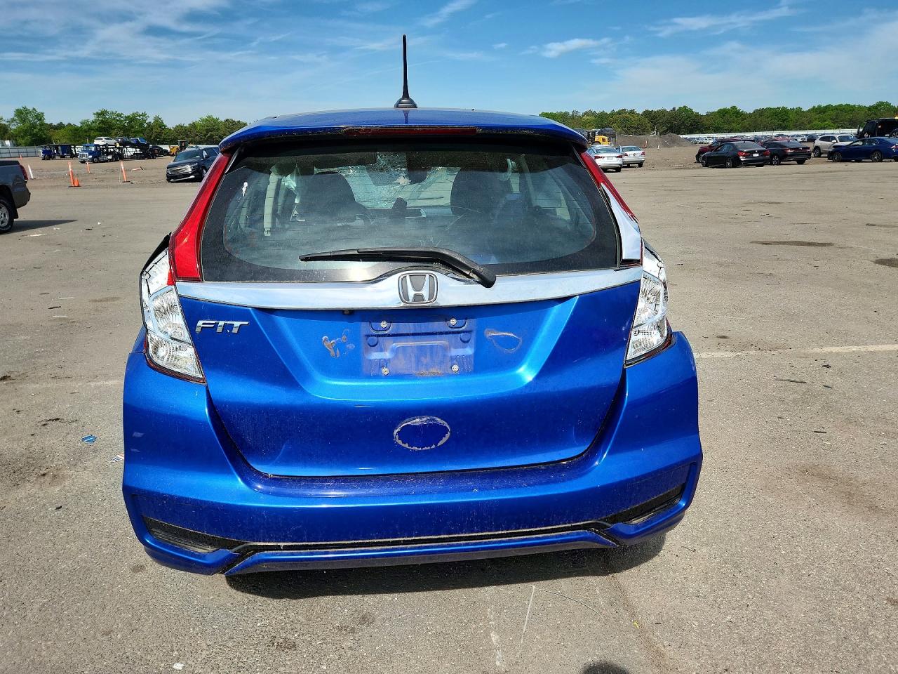 2019 Honda Fit Ex Синий vin: 3HGGK5H88KM739070