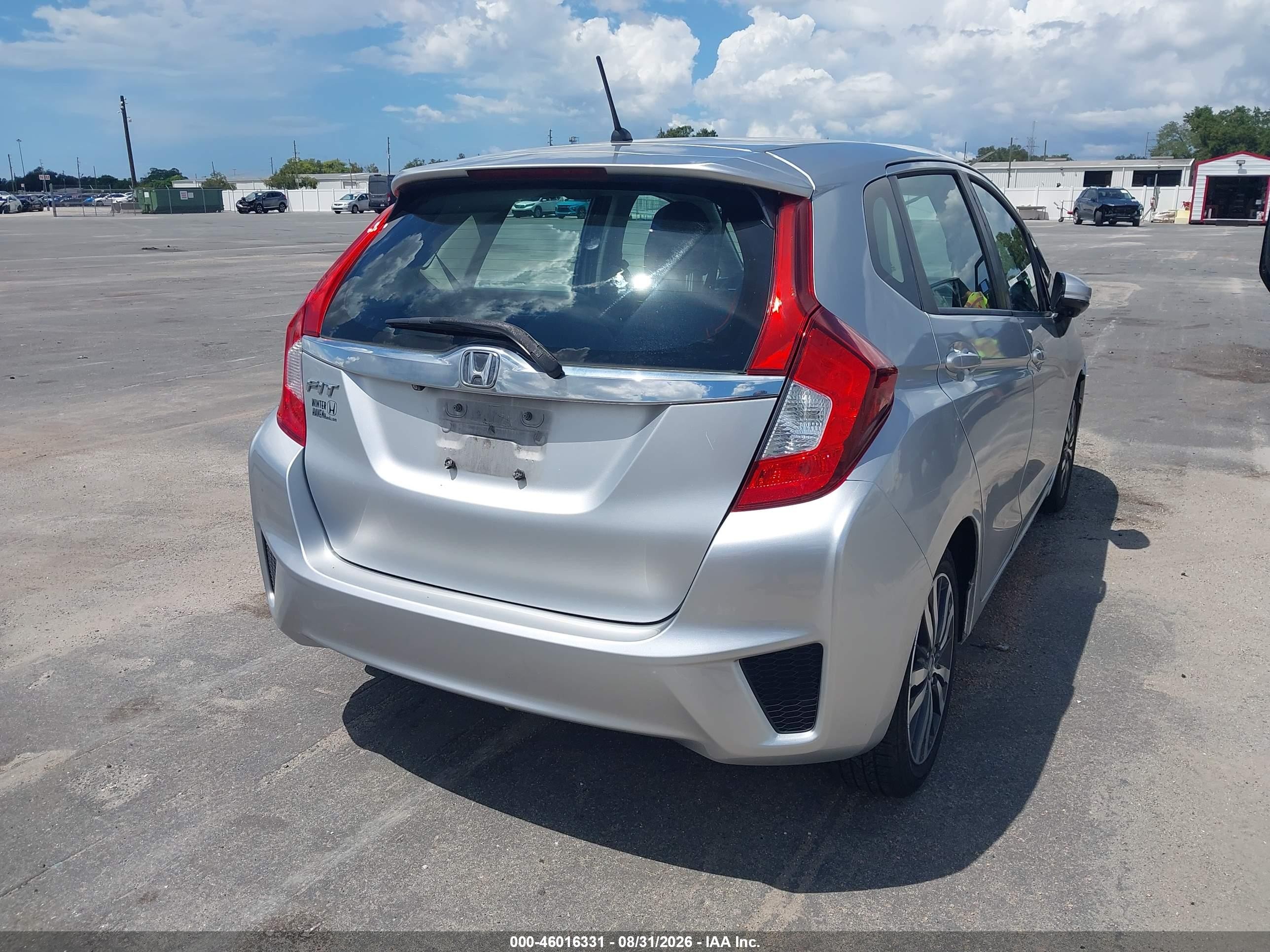 2015 Honda Fit Ex/ex-l Silver vin: 3HGGK5H89FM703152