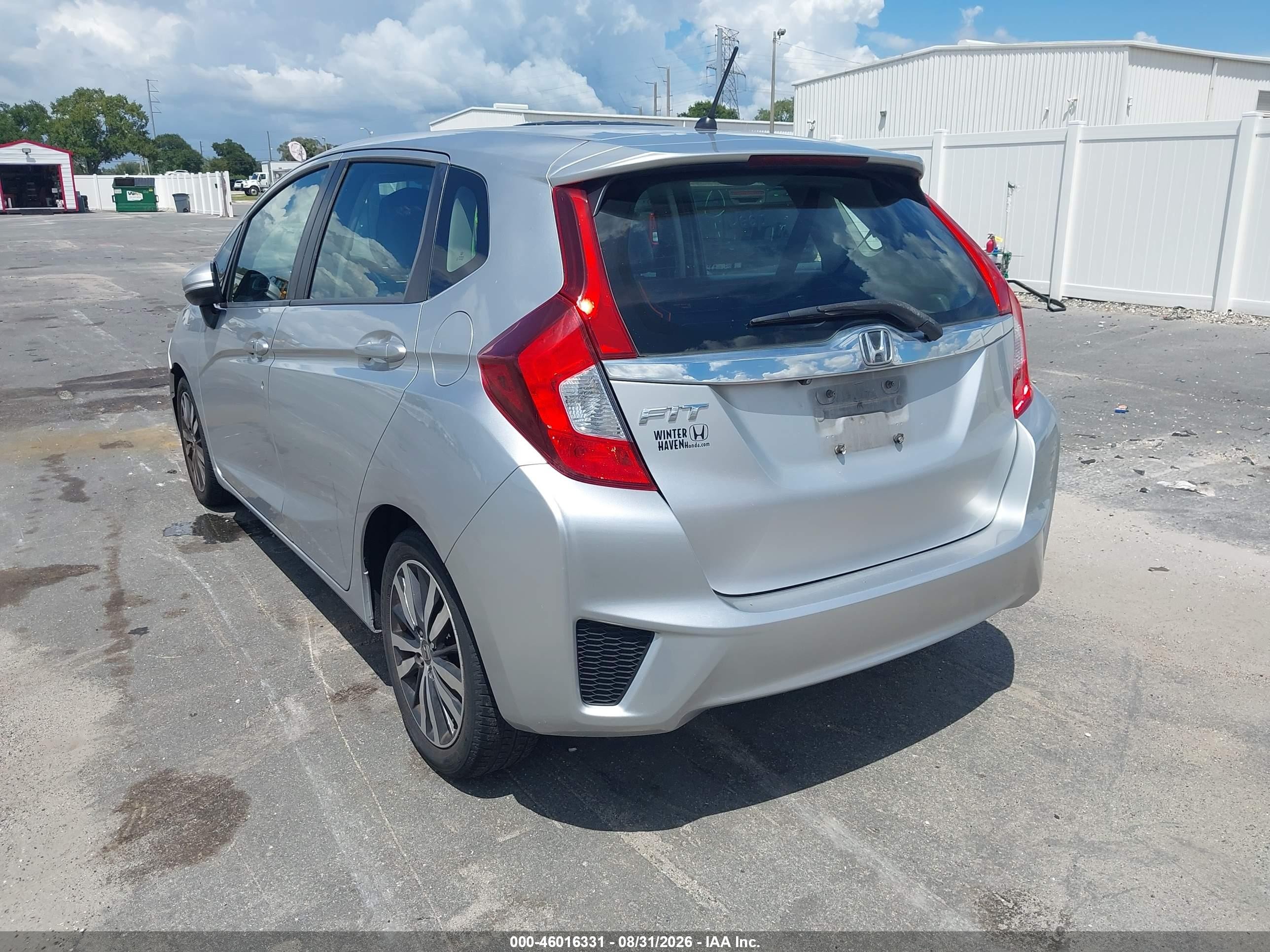 2015 Honda Fit Ex/ex-l Silver vin: 3HGGK5H89FM703152