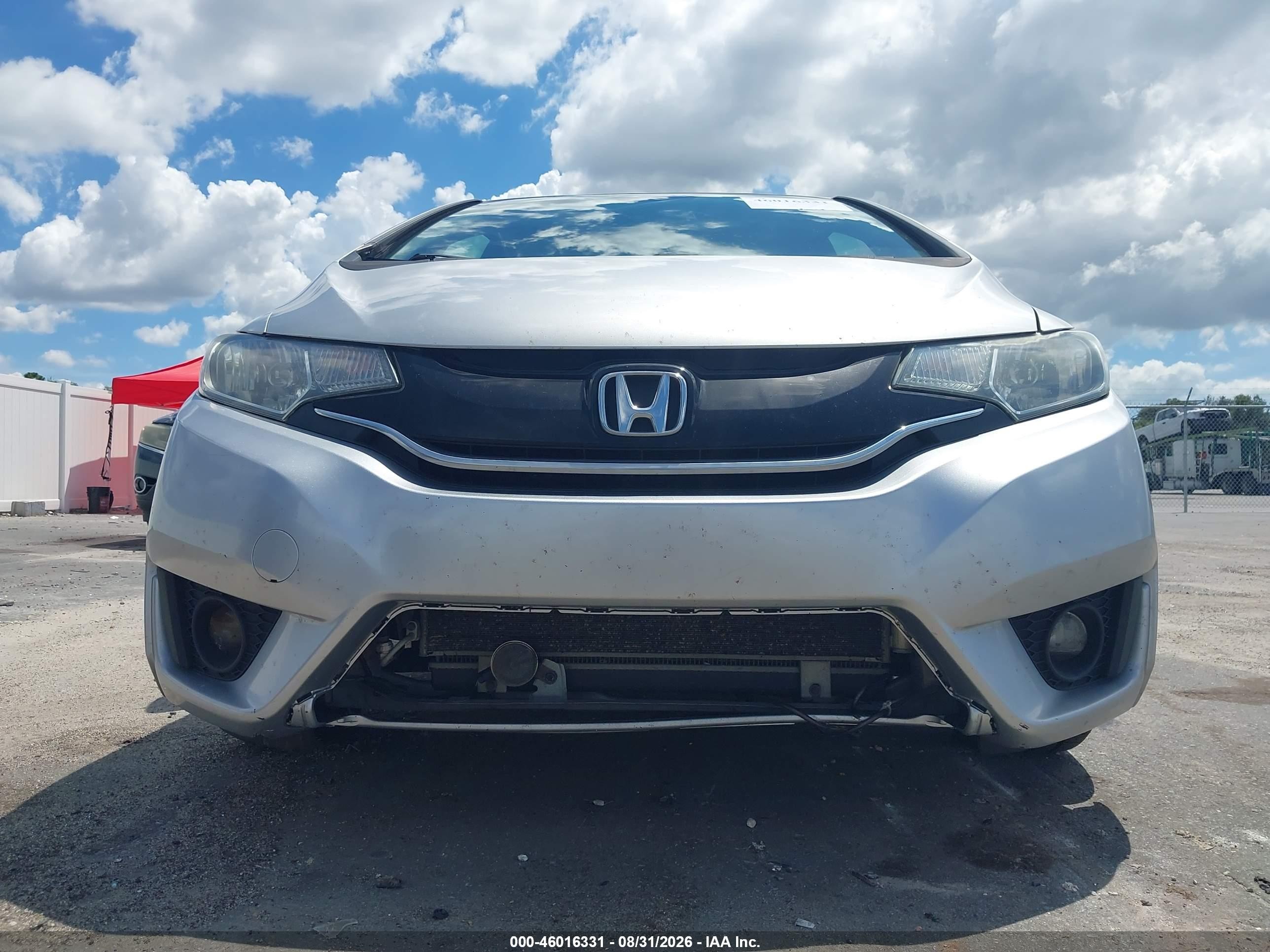 2015 Honda Fit Ex/ex-l Silver vin: 3HGGK5H89FM703152