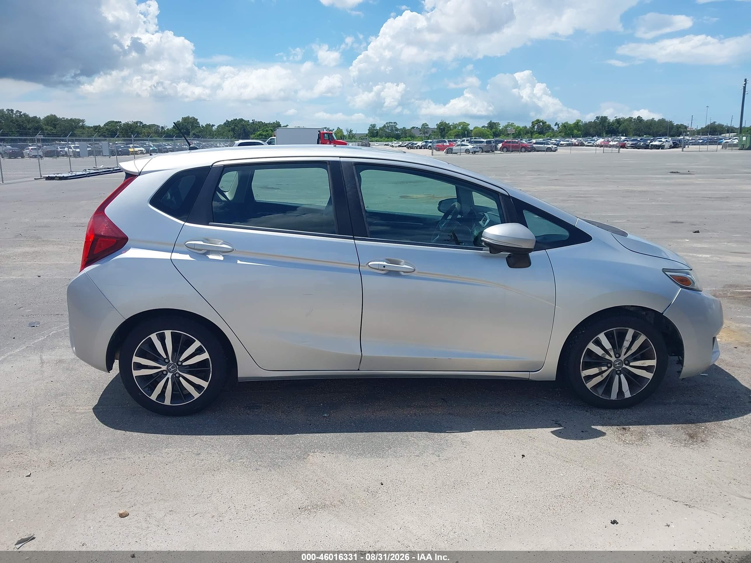 2015 Honda Fit Ex/ex-l Silver vin: 3HGGK5H89FM703152