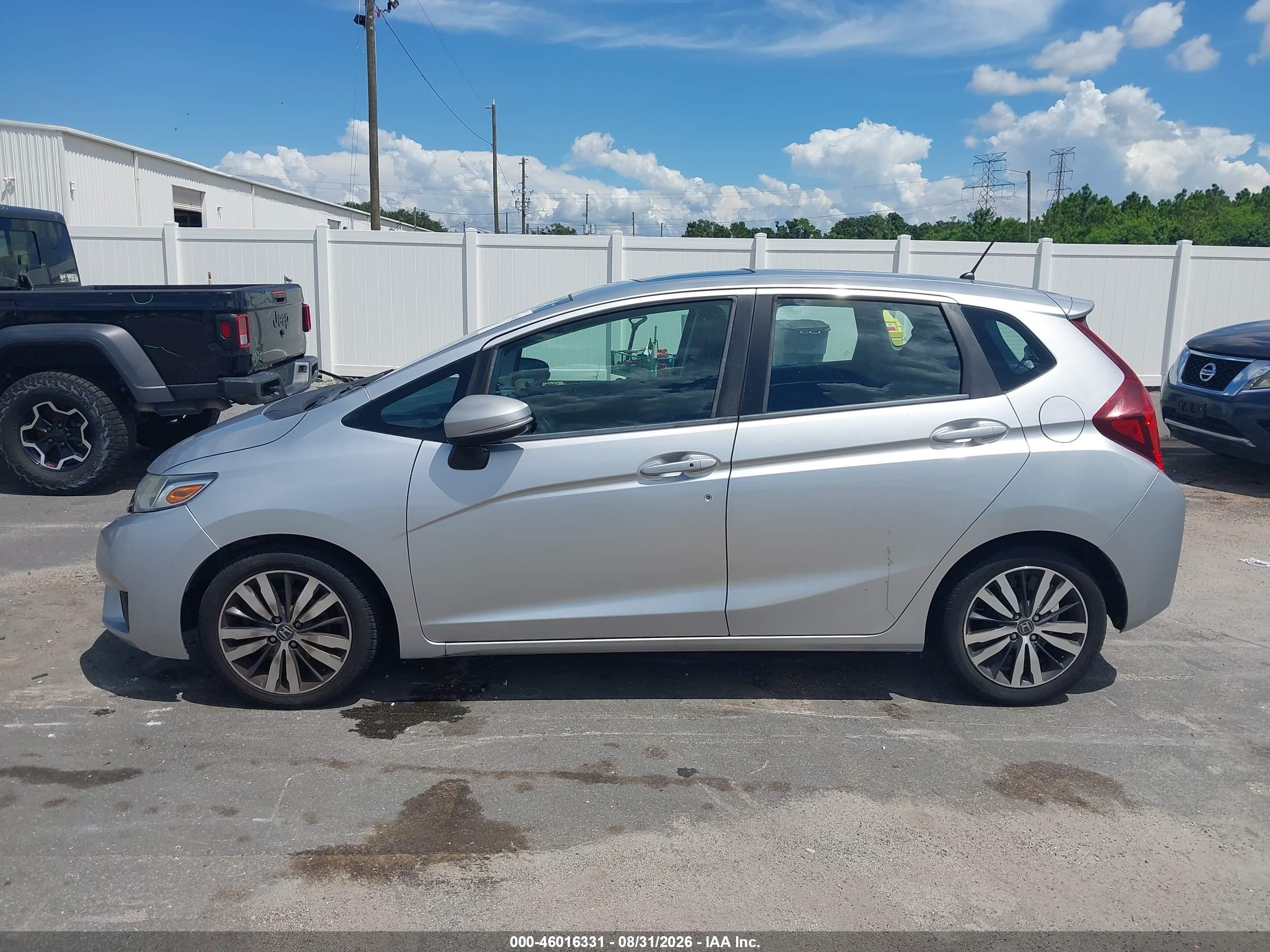 2015 Honda Fit Ex/ex-l Silver vin: 3HGGK5H89FM703152