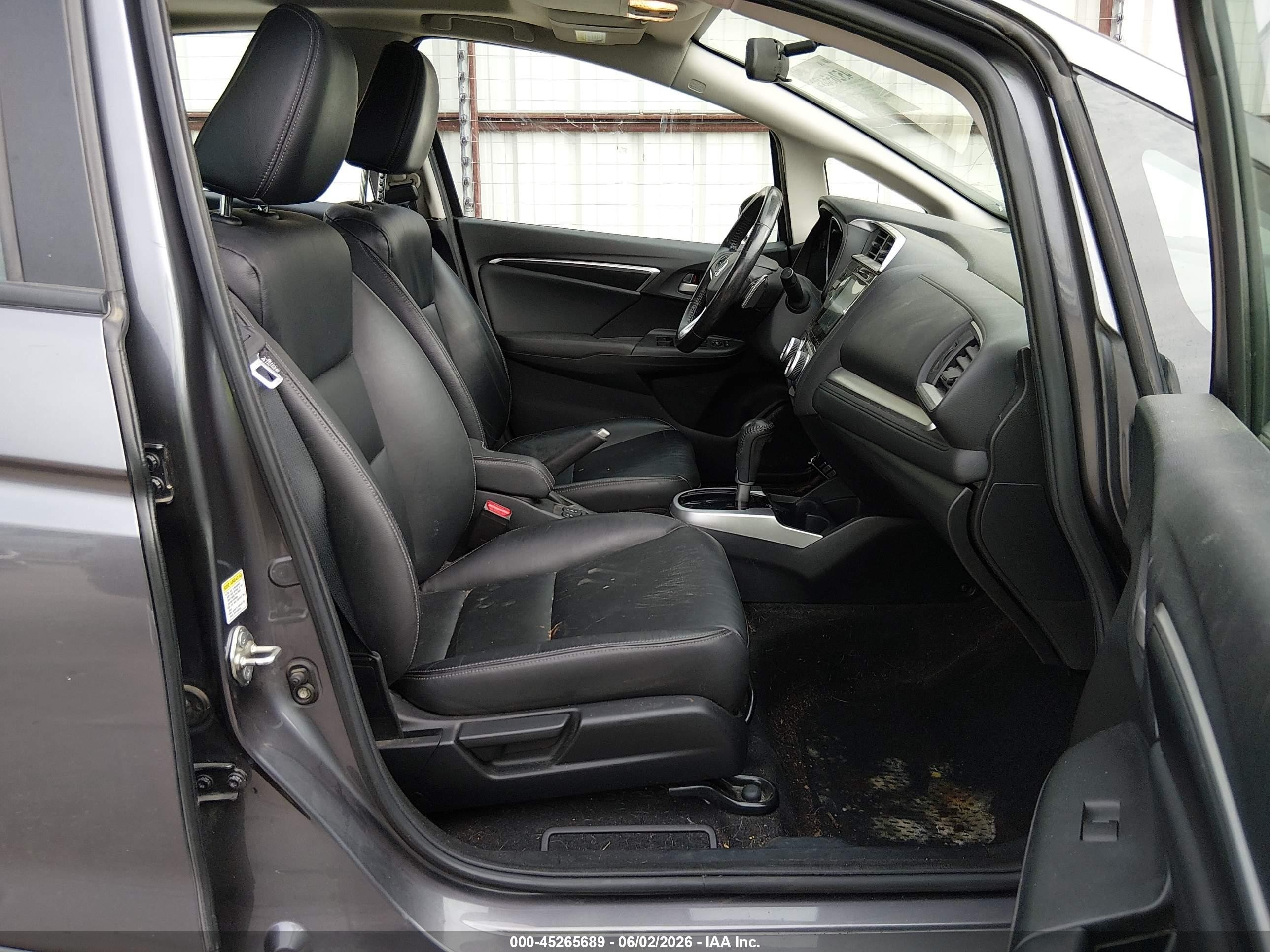 2015 Honda Fit Ex/ex-l Gray vin: 3HGGK5H89FM705905