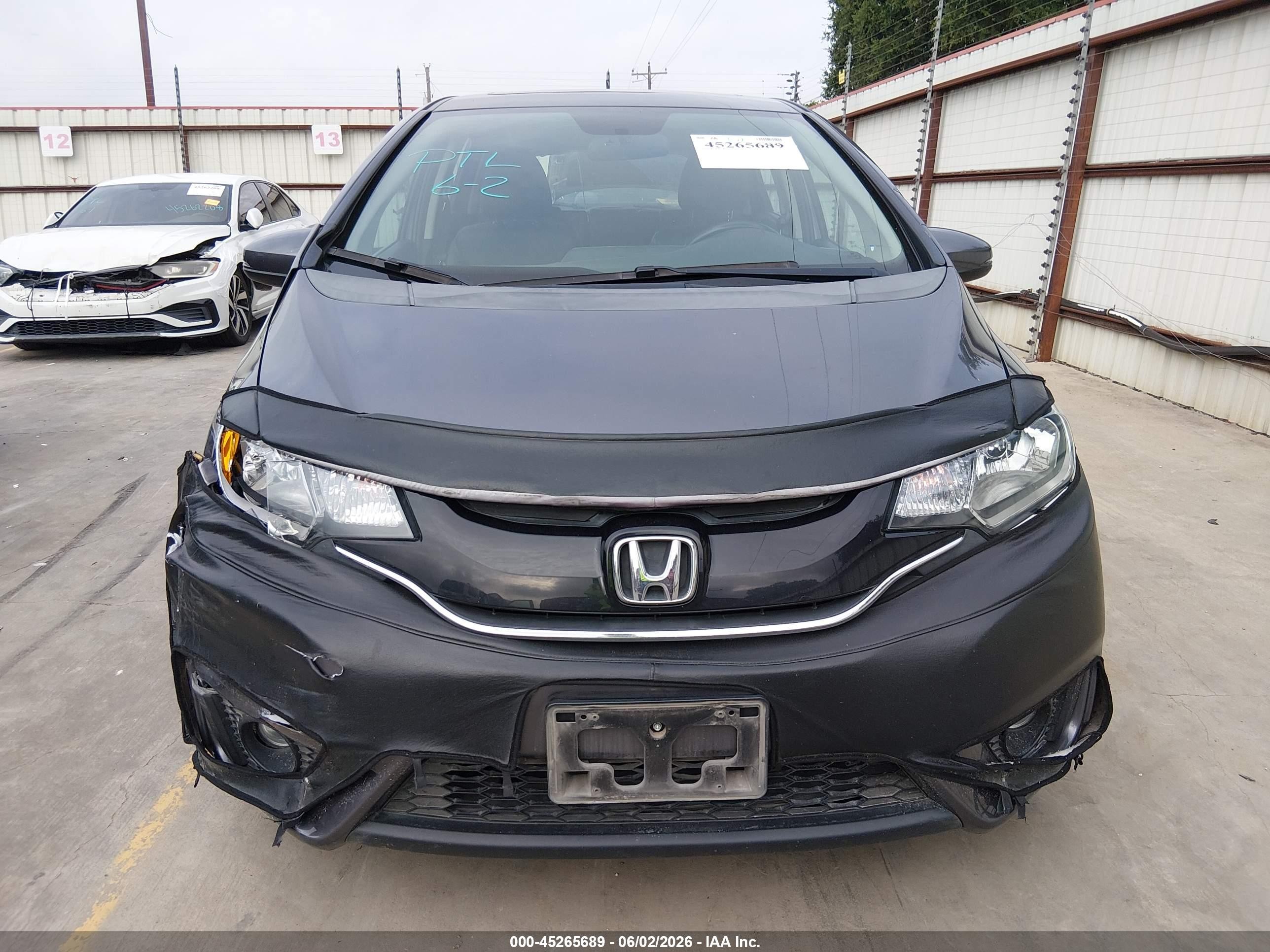2015 Honda Fit Ex/ex-l Gray vin: 3HGGK5H89FM705905
