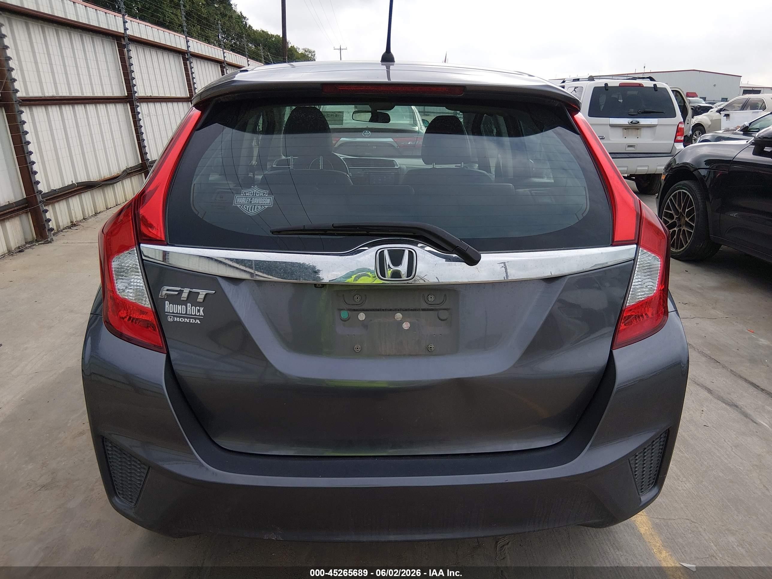 2015 Honda Fit Ex/ex-l Gray vin: 3HGGK5H89FM705905