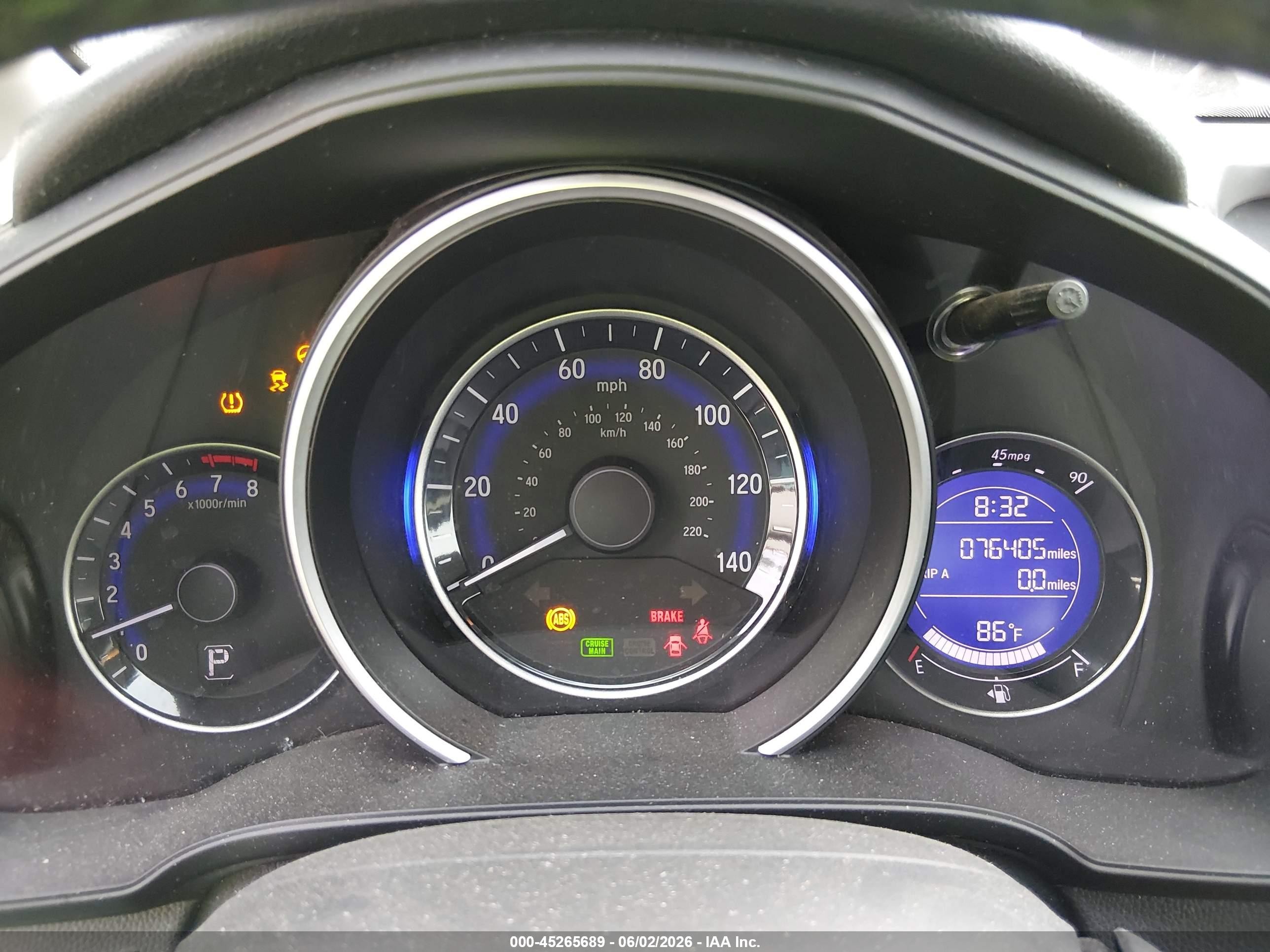 2015 Honda Fit Ex/ex-l Gray vin: 3HGGK5H89FM705905