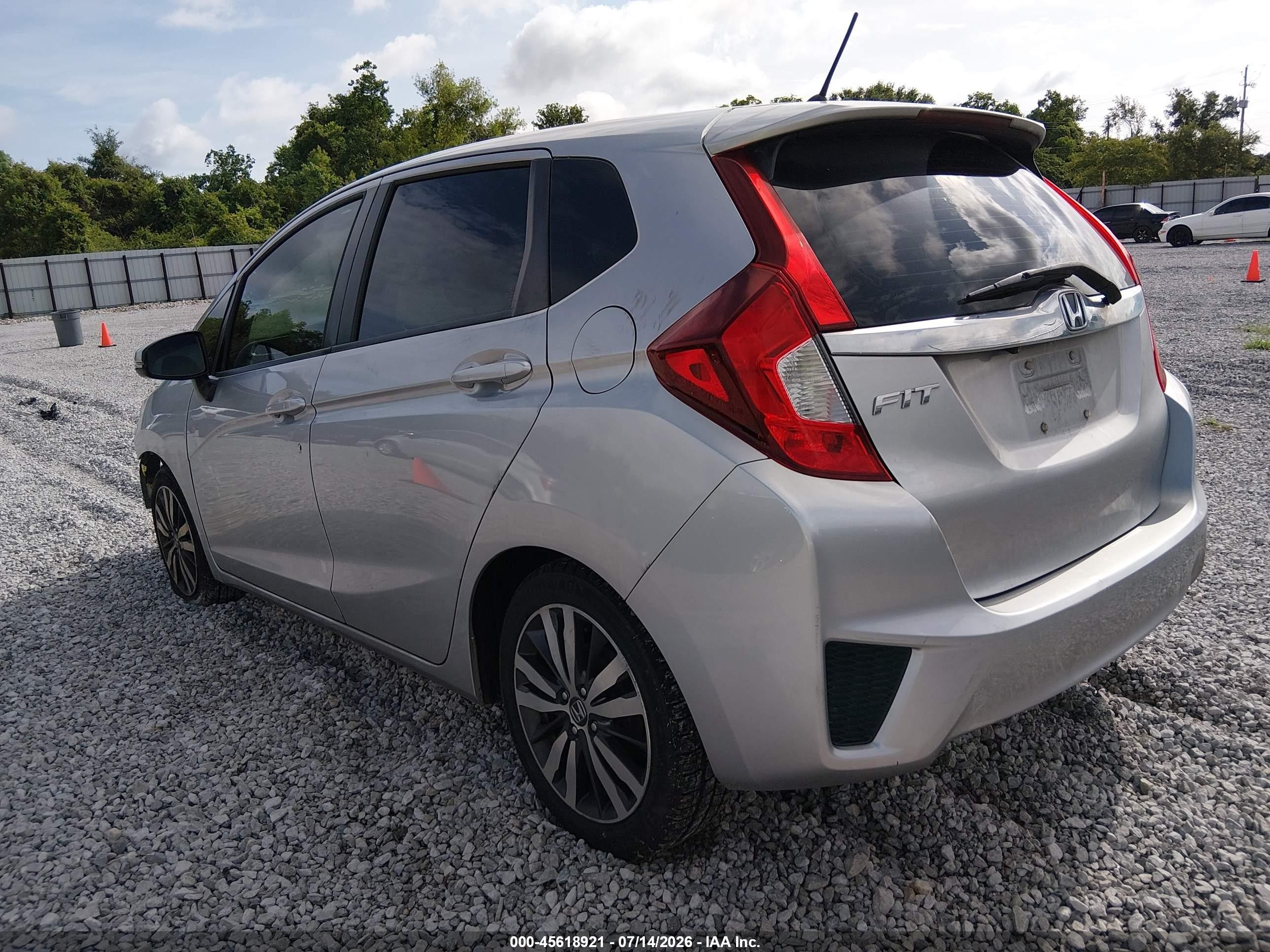 2015 Honda Fit Ex/ex-l Серебряный vin: 3HGGK5H89FM706990
