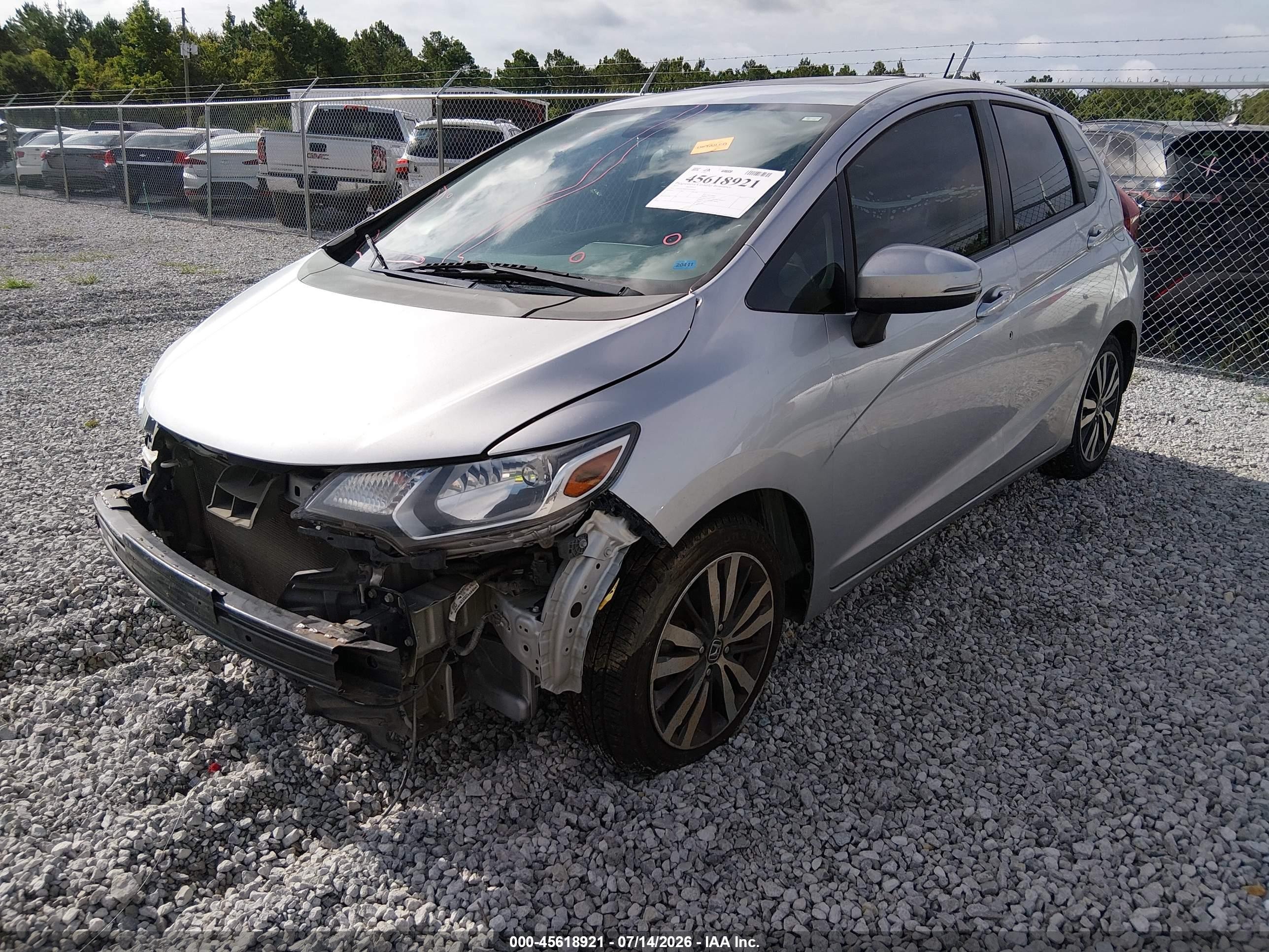2015 Honda Fit Ex/ex-l Серебряный vin: 3HGGK5H89FM706990