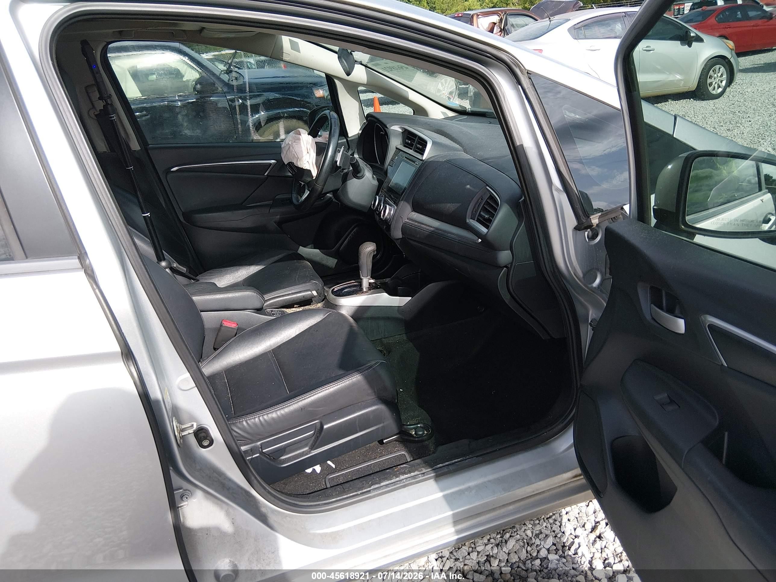 2015 Honda Fit Ex/ex-l Серебряный vin: 3HGGK5H89FM706990