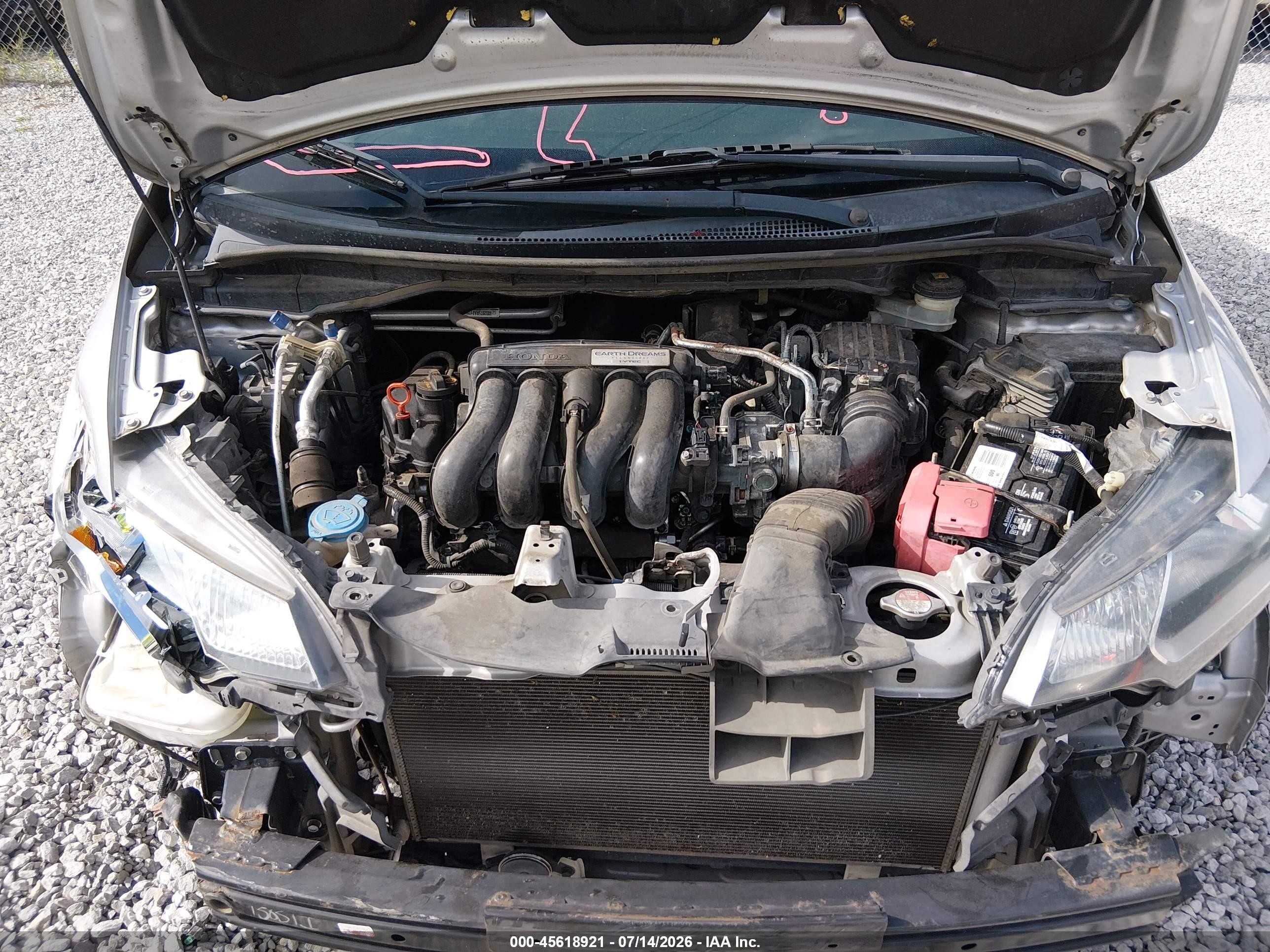 2015 Honda Fit Ex/ex-l Серебряный vin: 3HGGK5H89FM706990