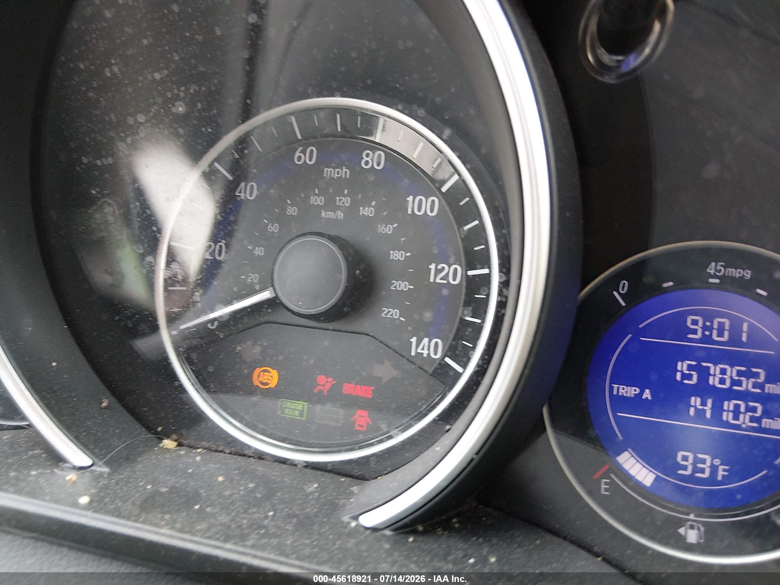 2015 Honda Fit Ex/ex-l Серебряный vin: 3HGGK5H89FM706990