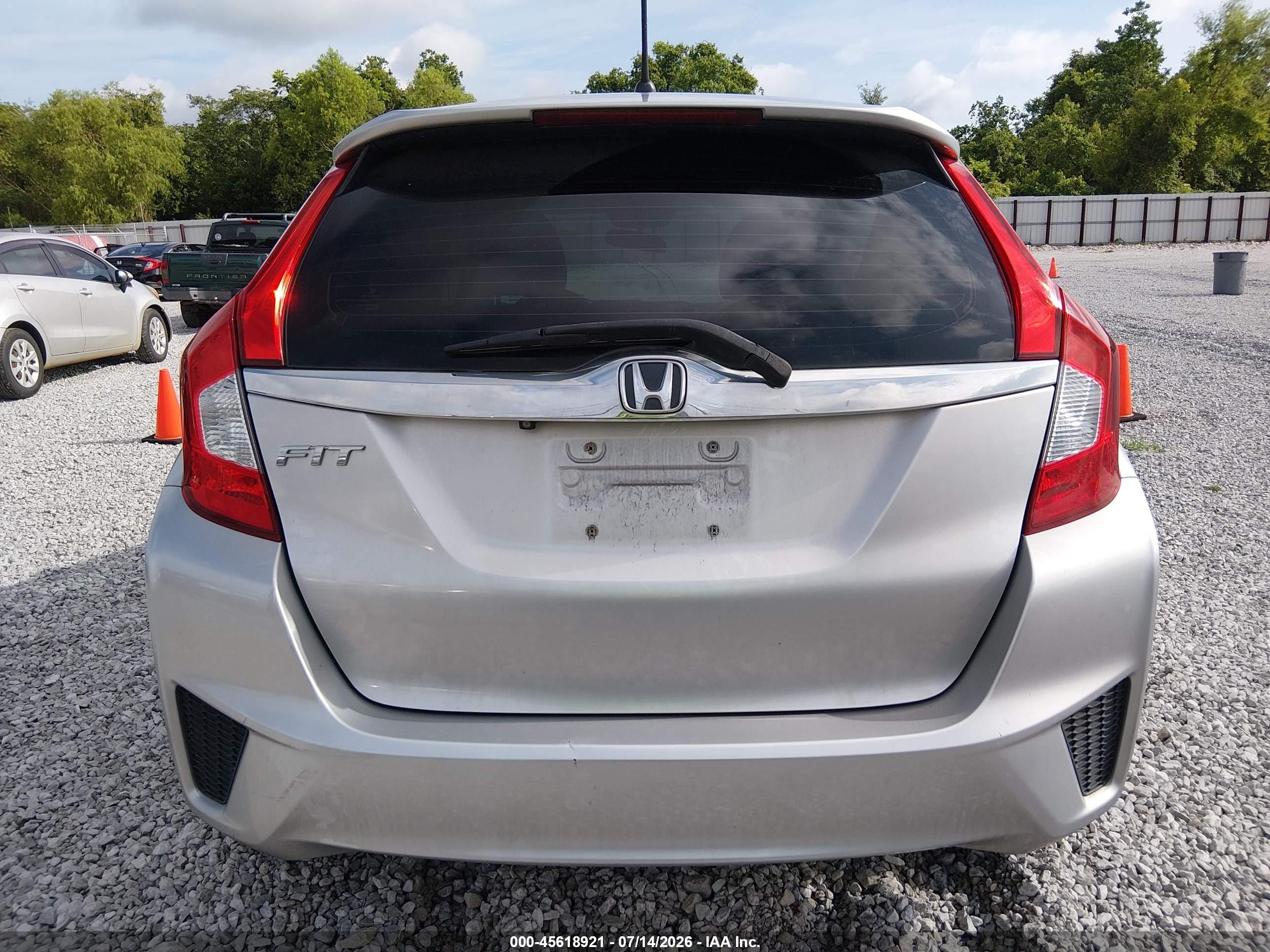 2015 Honda Fit Ex/ex-l Серебряный vin: 3HGGK5H89FM706990