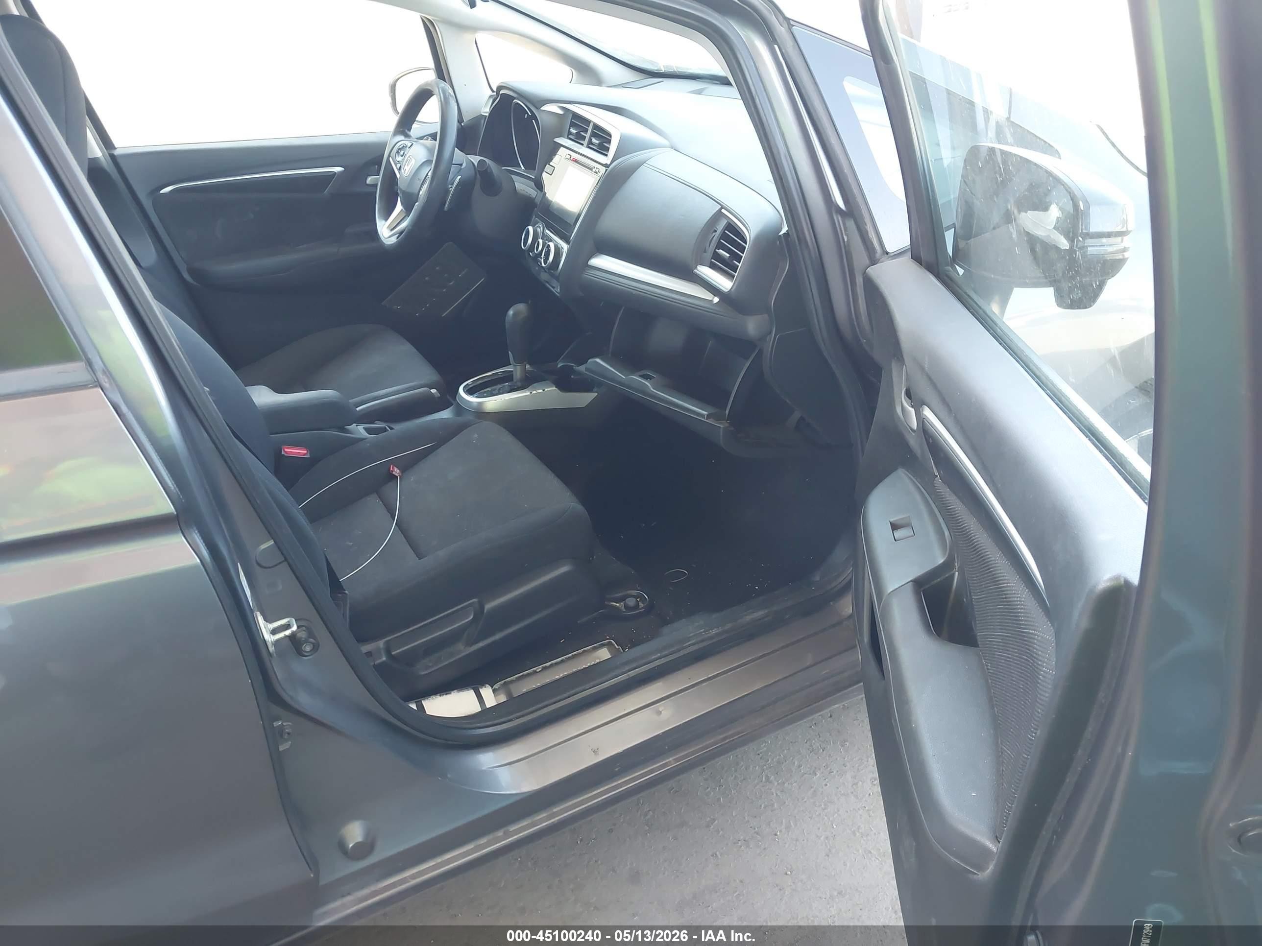 2015 Honda Fit Ex/ex-l Gray vin: 3HGGK5H89FM712949