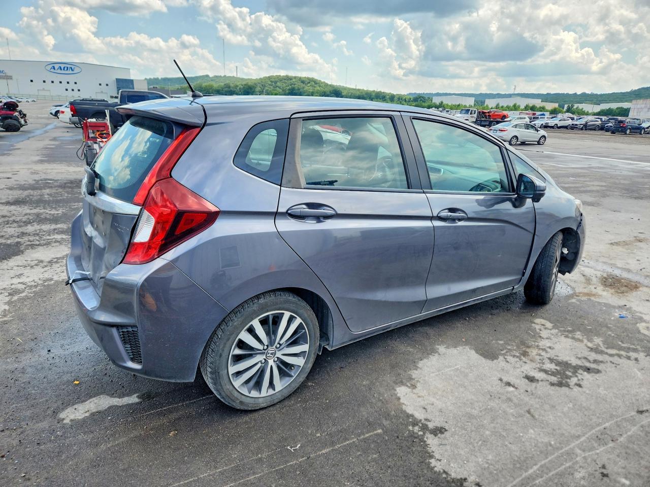 2015 Honda Fit Ex Gray vin: 3HGGK5H89FM714507