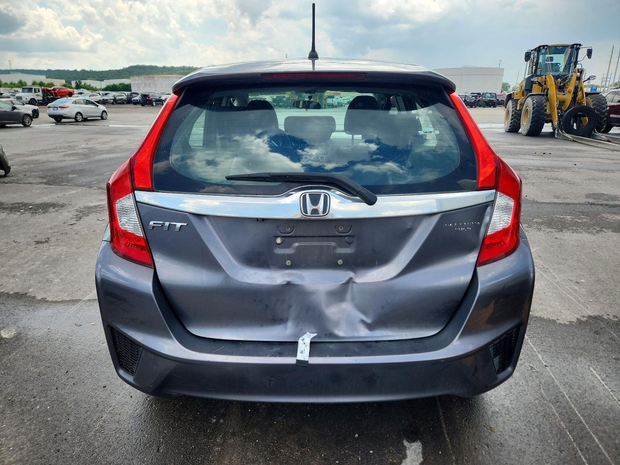 2015 Honda Fit Ex Gray vin: 3HGGK5H89FM714507