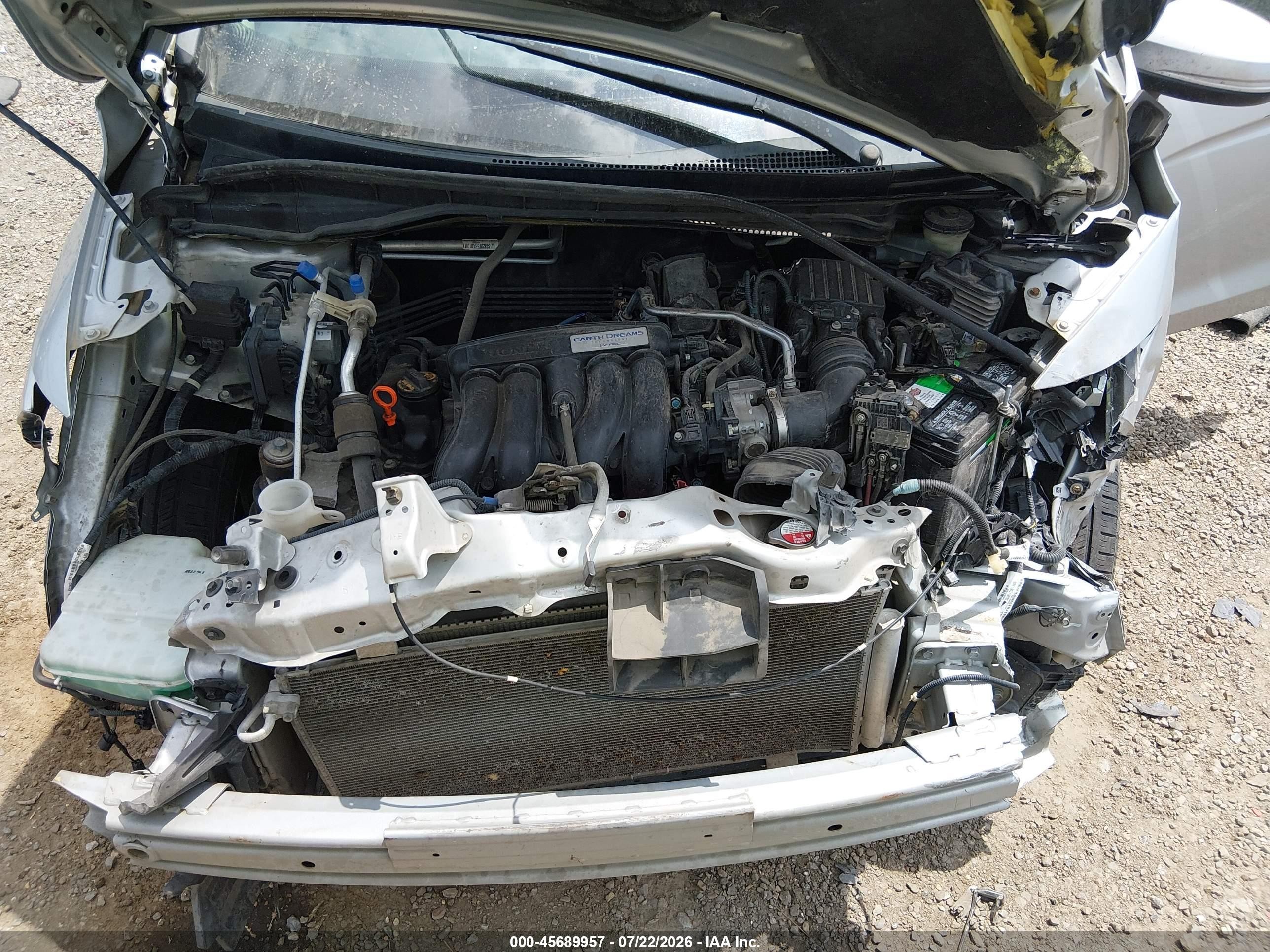 2015 Honda Fit Ex/ex-l Серебряный vin: 3HGGK5H89FM716144