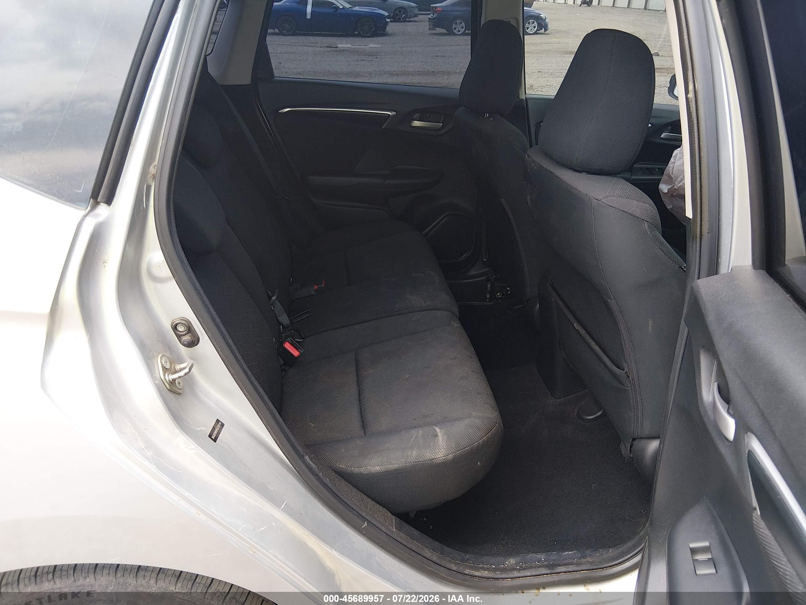 2015 Honda Fit Ex/ex-l Серебряный vin: 3HGGK5H89FM716144