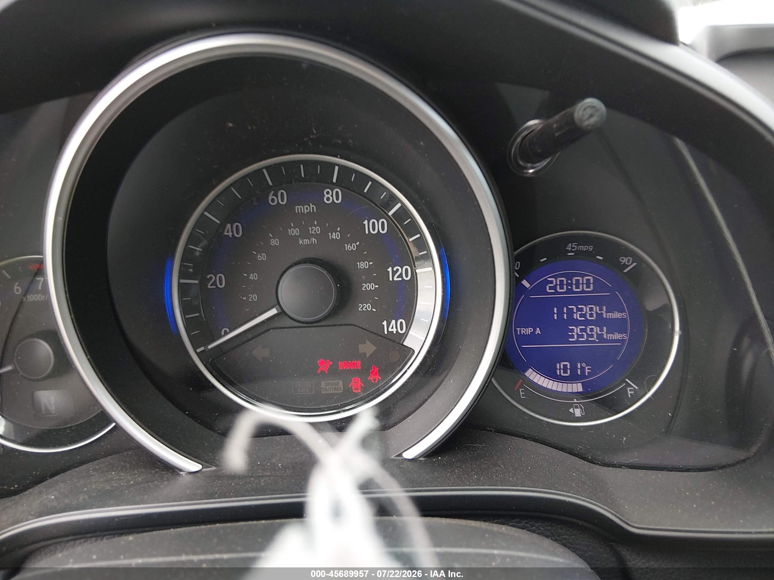 2015 Honda Fit Ex/ex-l Серебряный vin: 3HGGK5H89FM716144