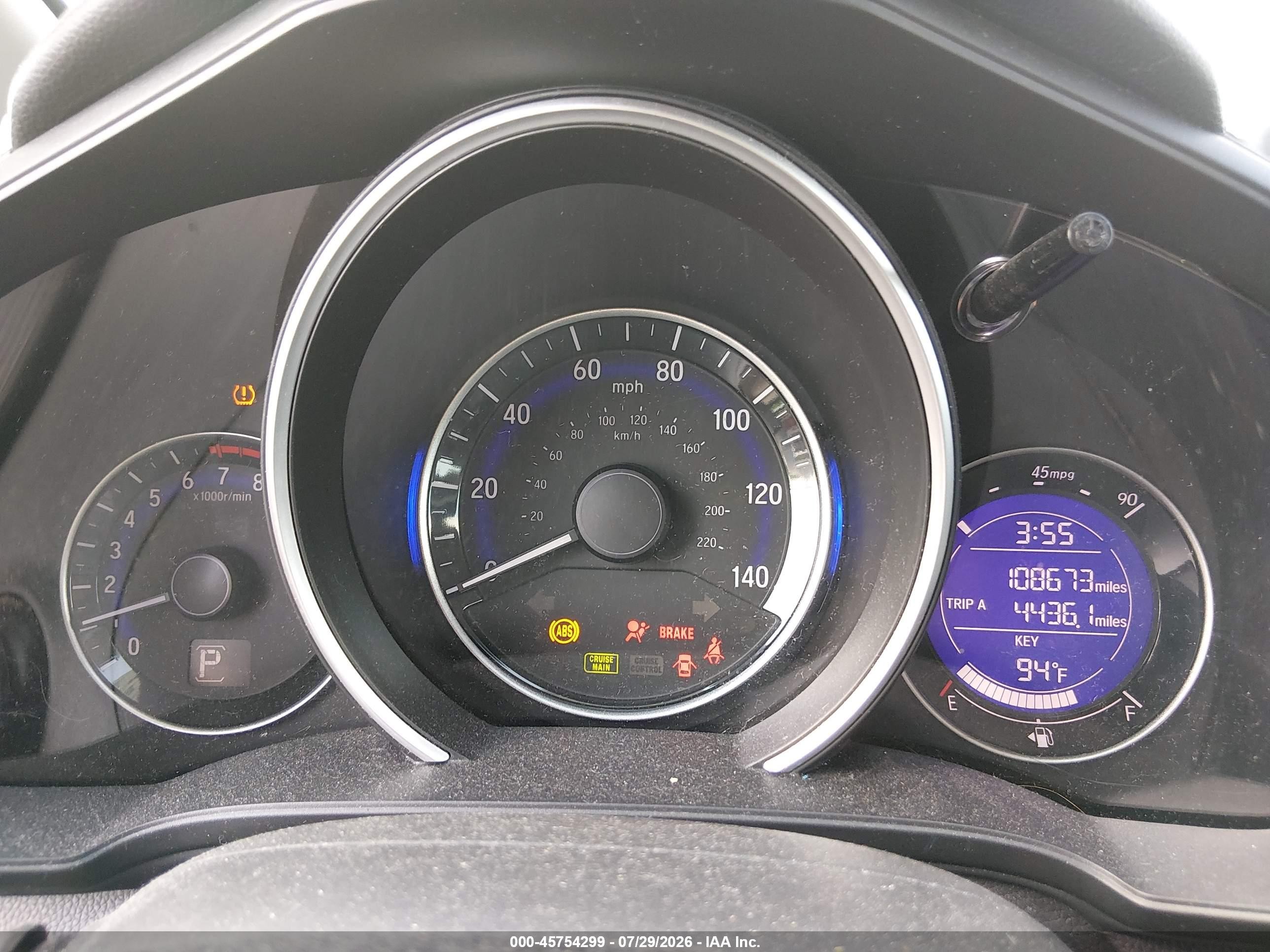 2015 Honda Fit Ex/ex-l Red vin: 3HGGK5H89FM717147