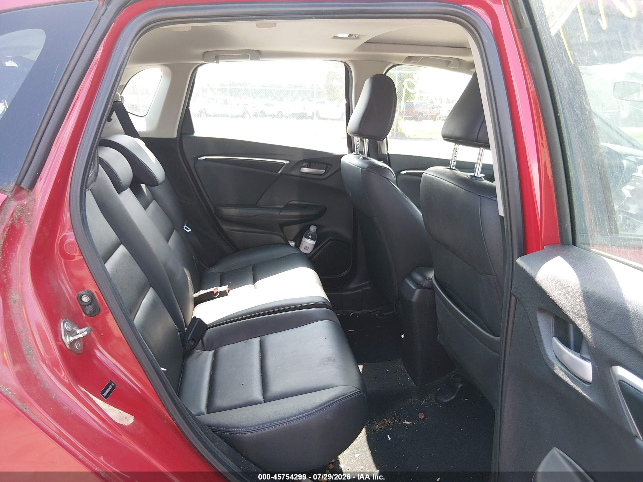 2015 Honda Fit Ex/ex-l Red vin: 3HGGK5H89FM717147