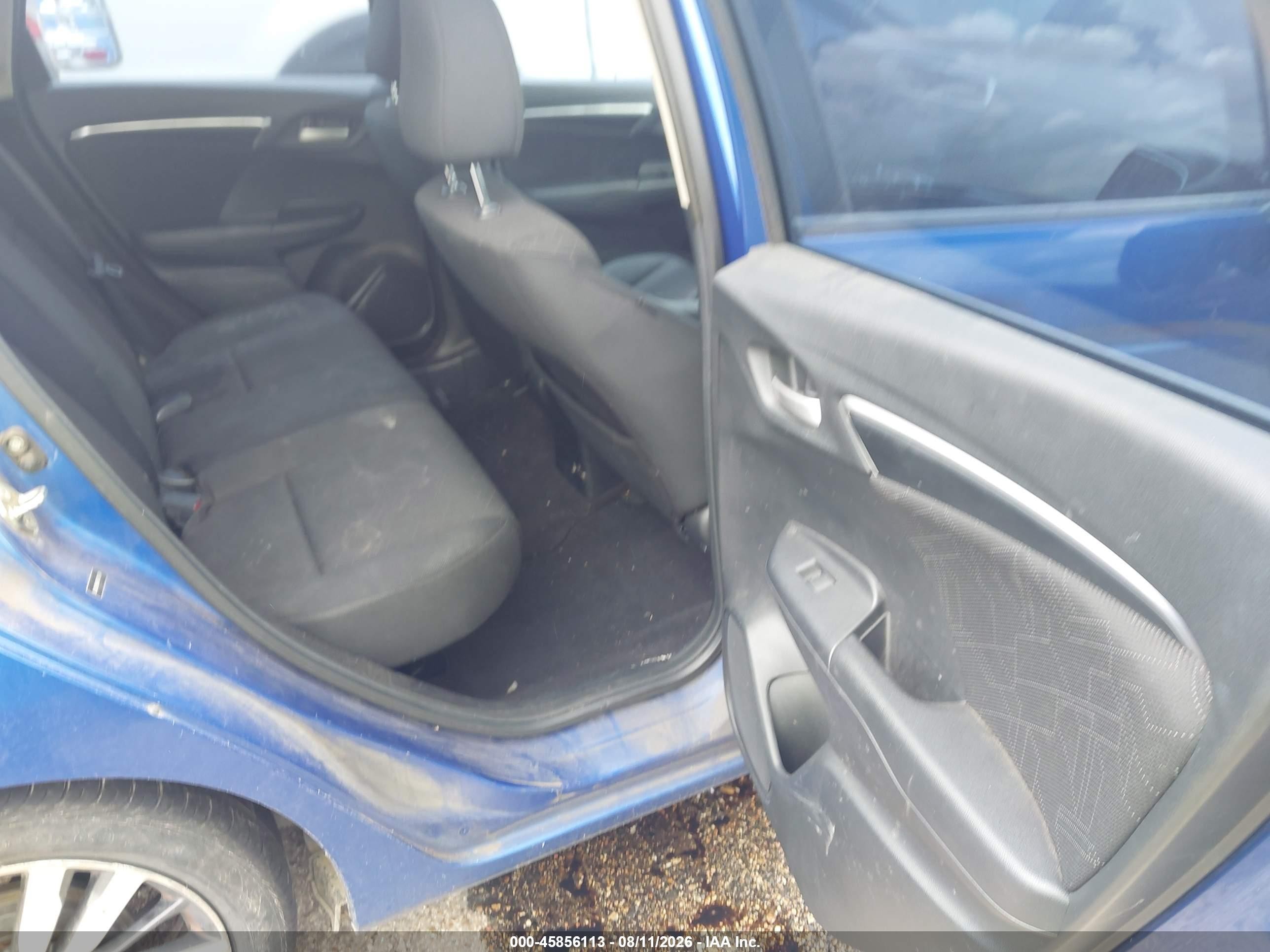 2015 Honda Fit Ex/ex-l Blue vin: 3HGGK5H89FM718704