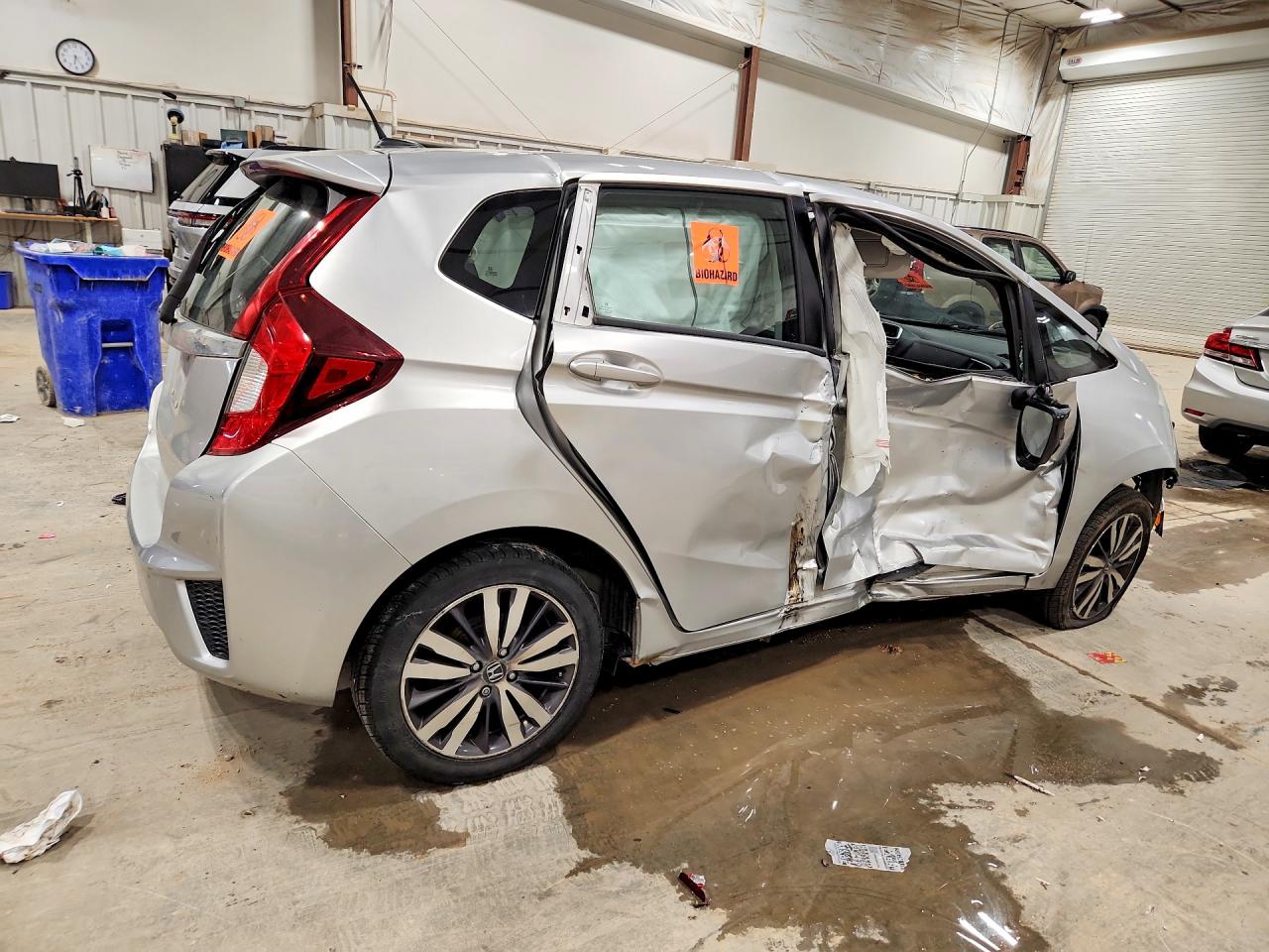 2015 Honda Fit Ex Серебряный vin: 3HGGK5H89FM730710