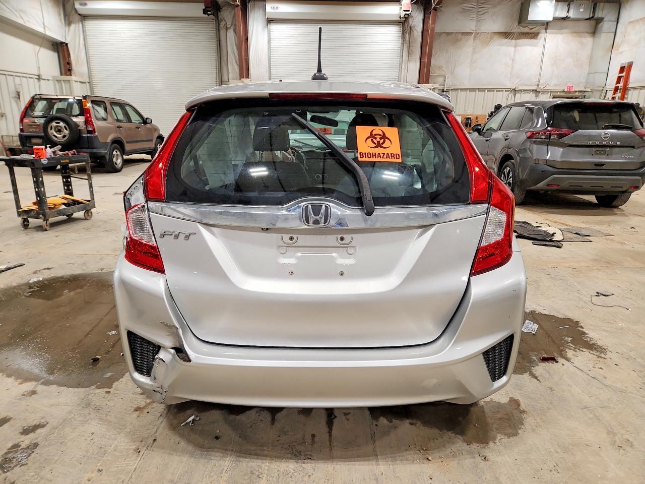 2015 Honda Fit Ex Серебряный vin: 3HGGK5H89FM730710