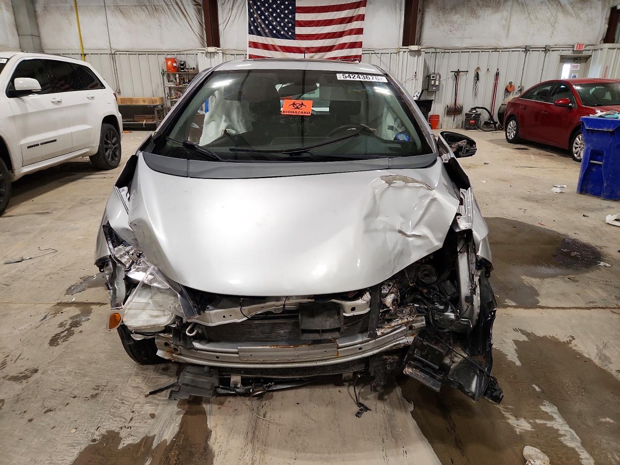 2015 Honda Fit Ex Серебряный vin: 3HGGK5H89FM730710