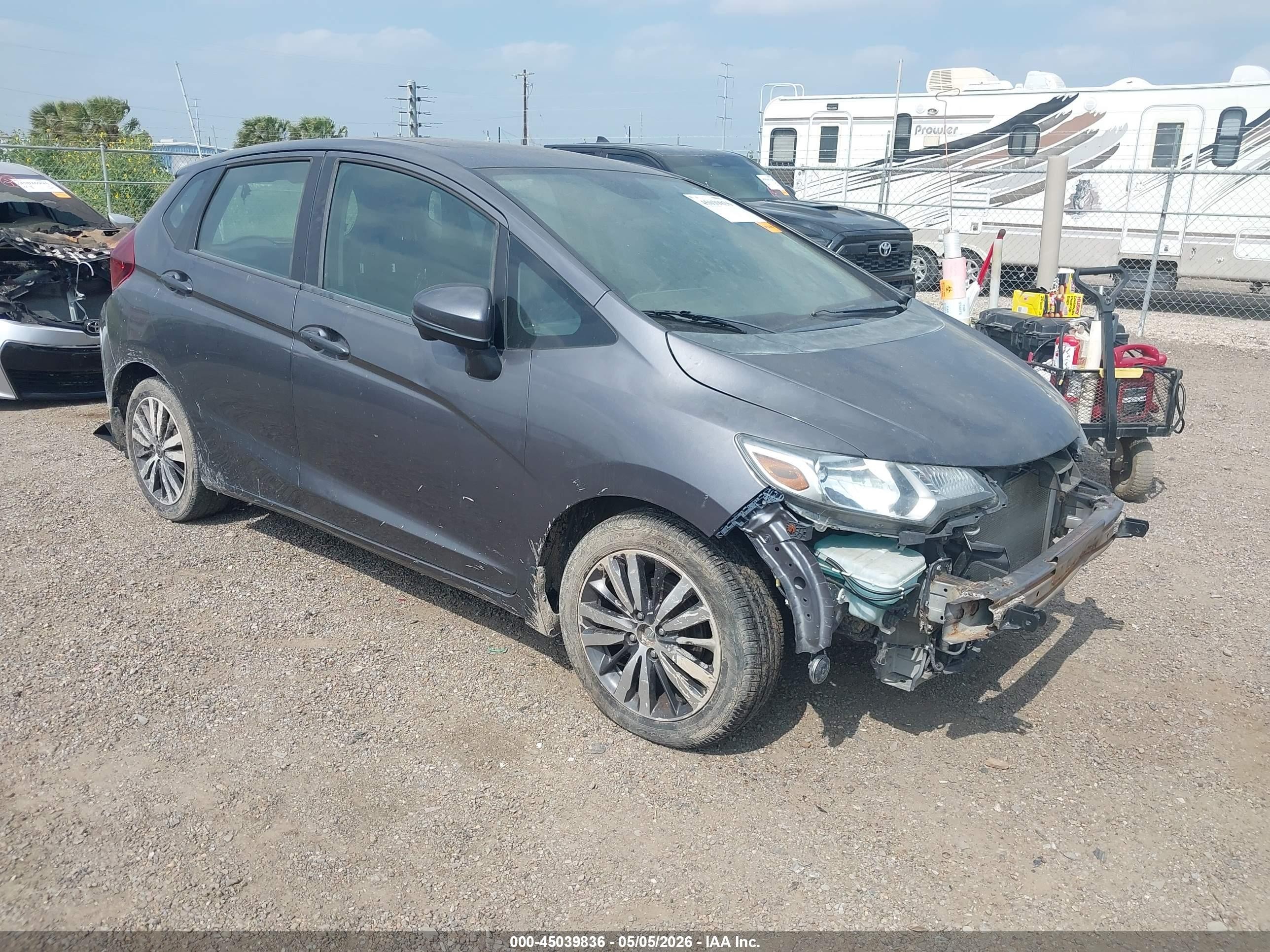 2015 Honda Fit Ex/ex-l Black vin: 3HGGK5H89FM736359