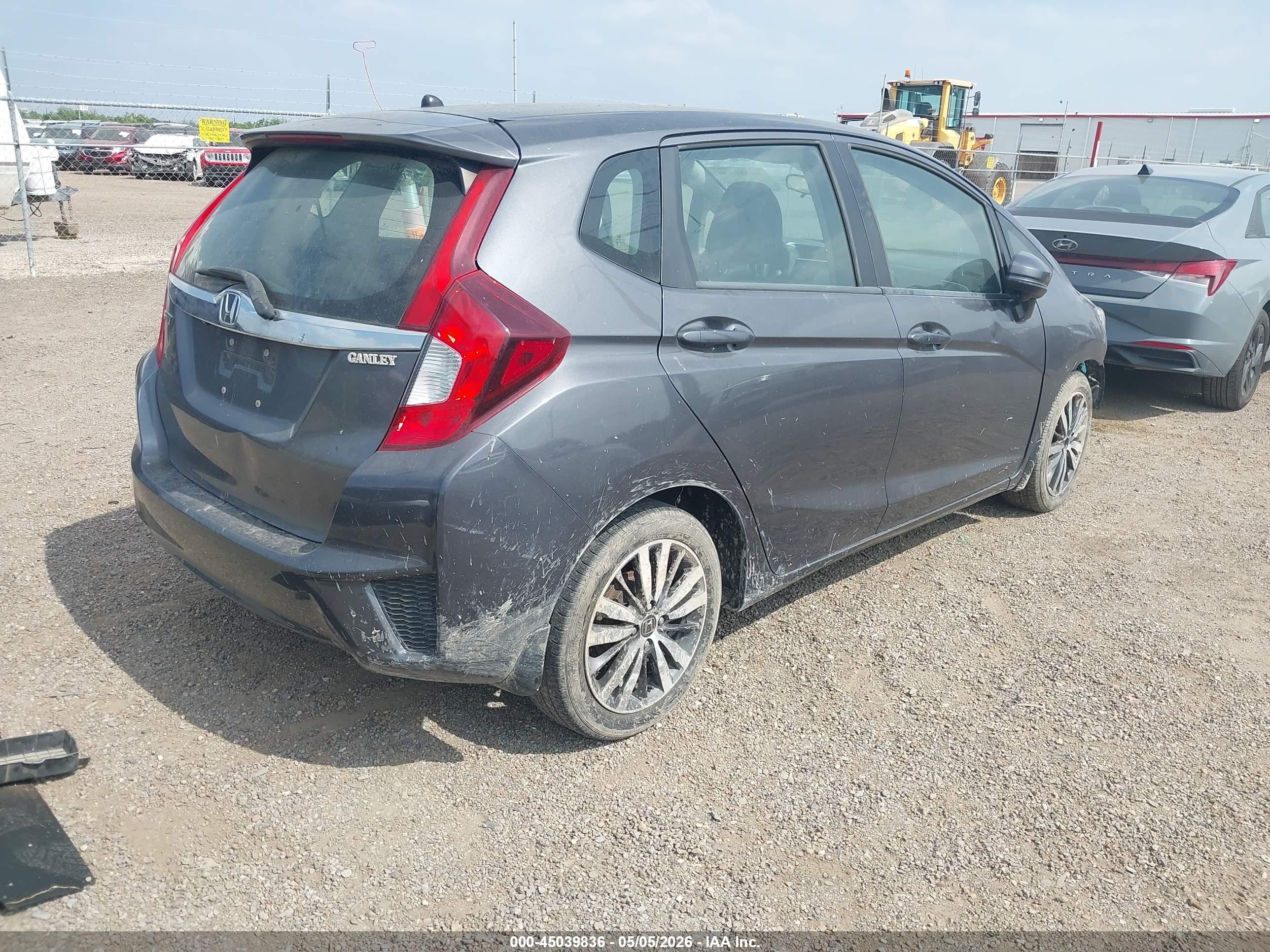 2015 Honda Fit Ex/ex-l Black vin: 3HGGK5H89FM736359