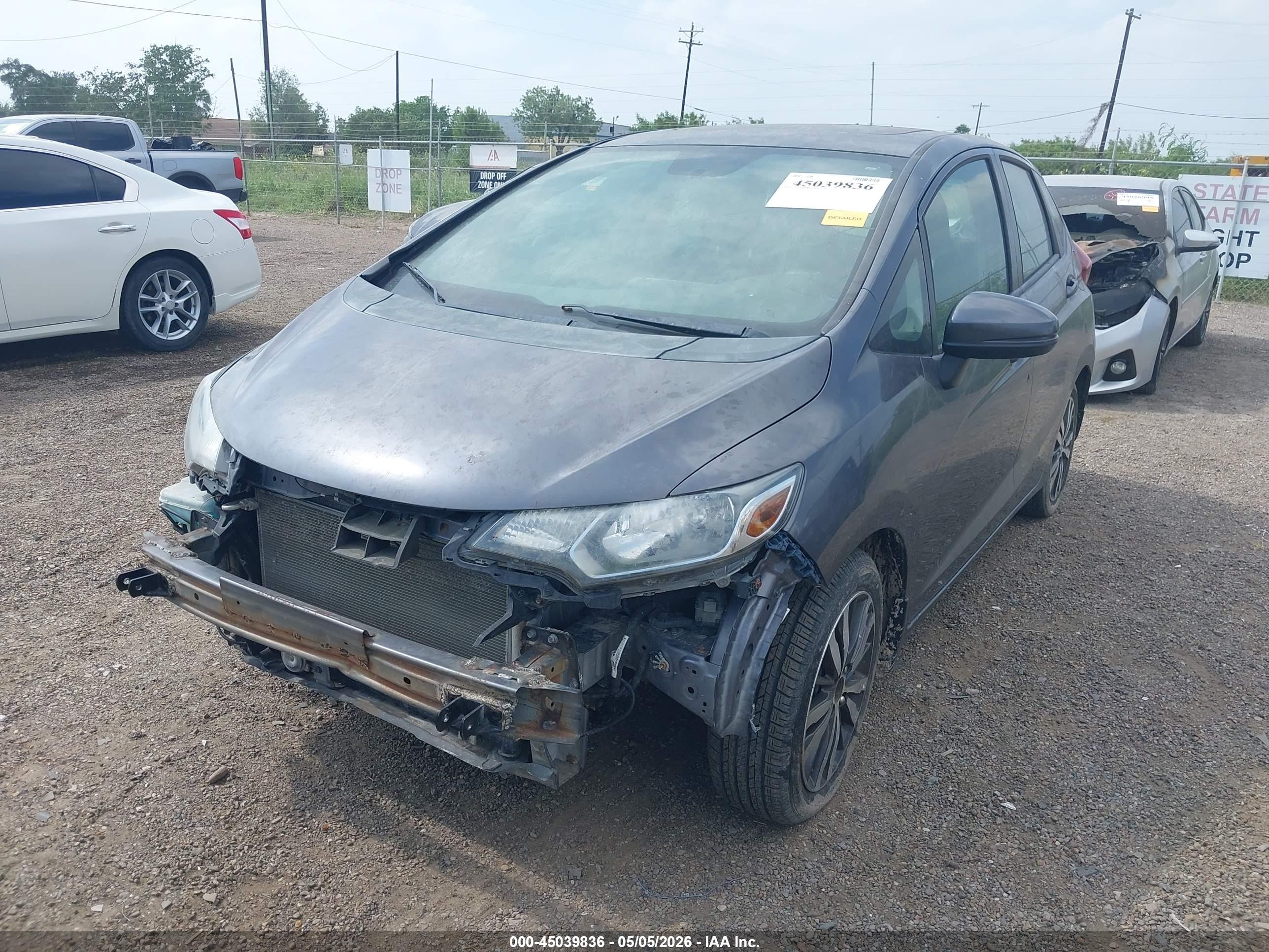 2015 Honda Fit Ex/ex-l Black vin: 3HGGK5H89FM736359