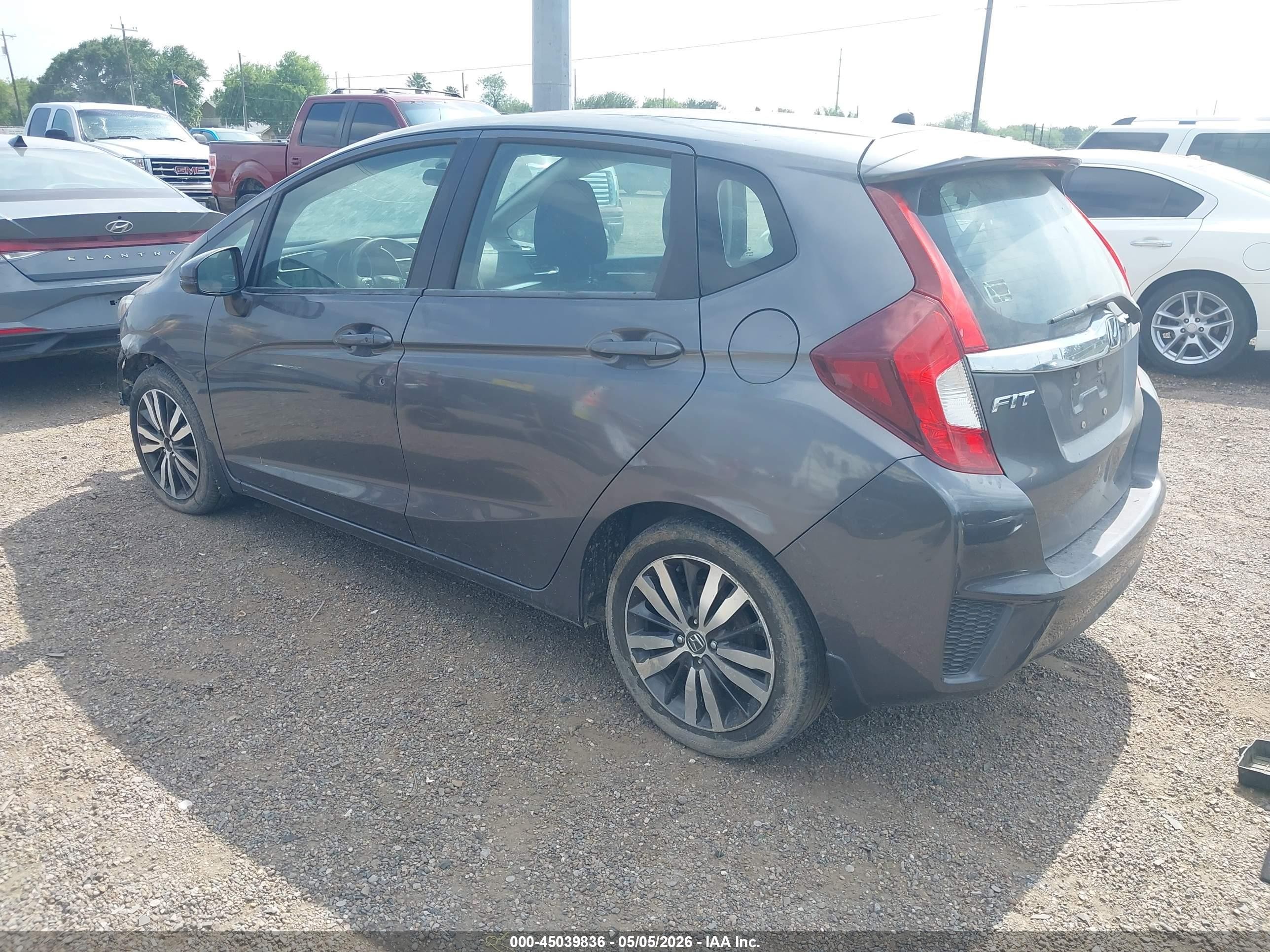 2015 Honda Fit Ex/ex-l Black vin: 3HGGK5H89FM736359