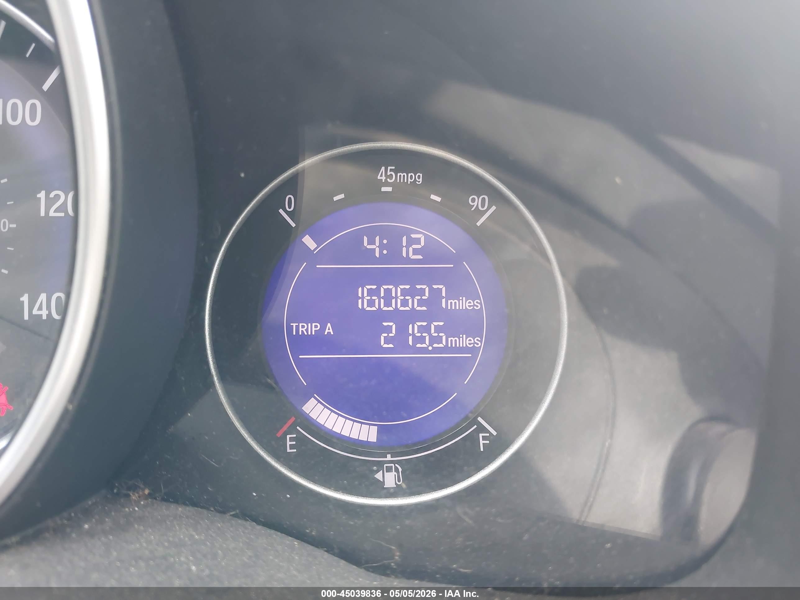 2015 Honda Fit Ex/ex-l Black vin: 3HGGK5H89FM736359