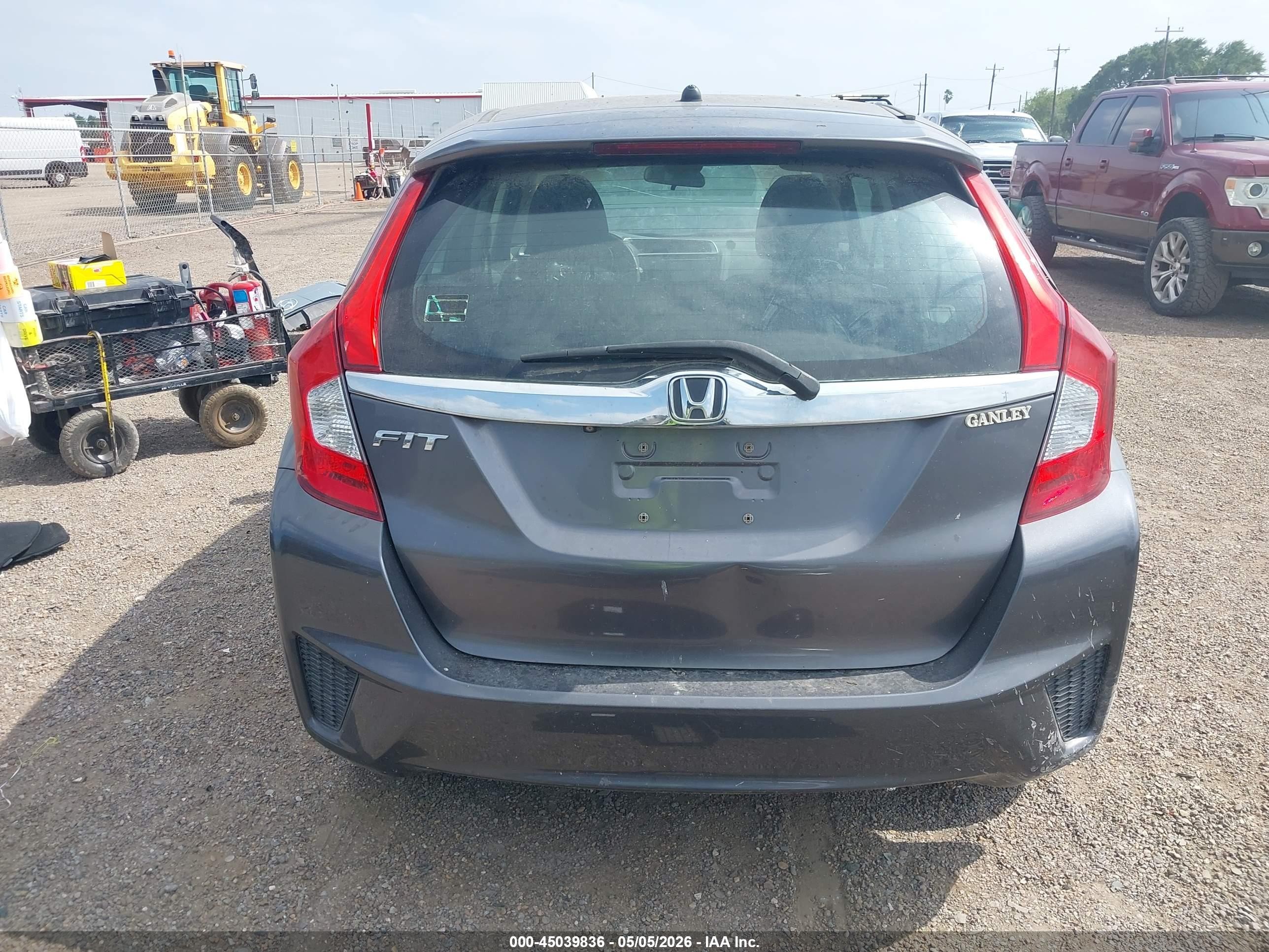 2015 Honda Fit Ex/ex-l Black vin: 3HGGK5H89FM736359