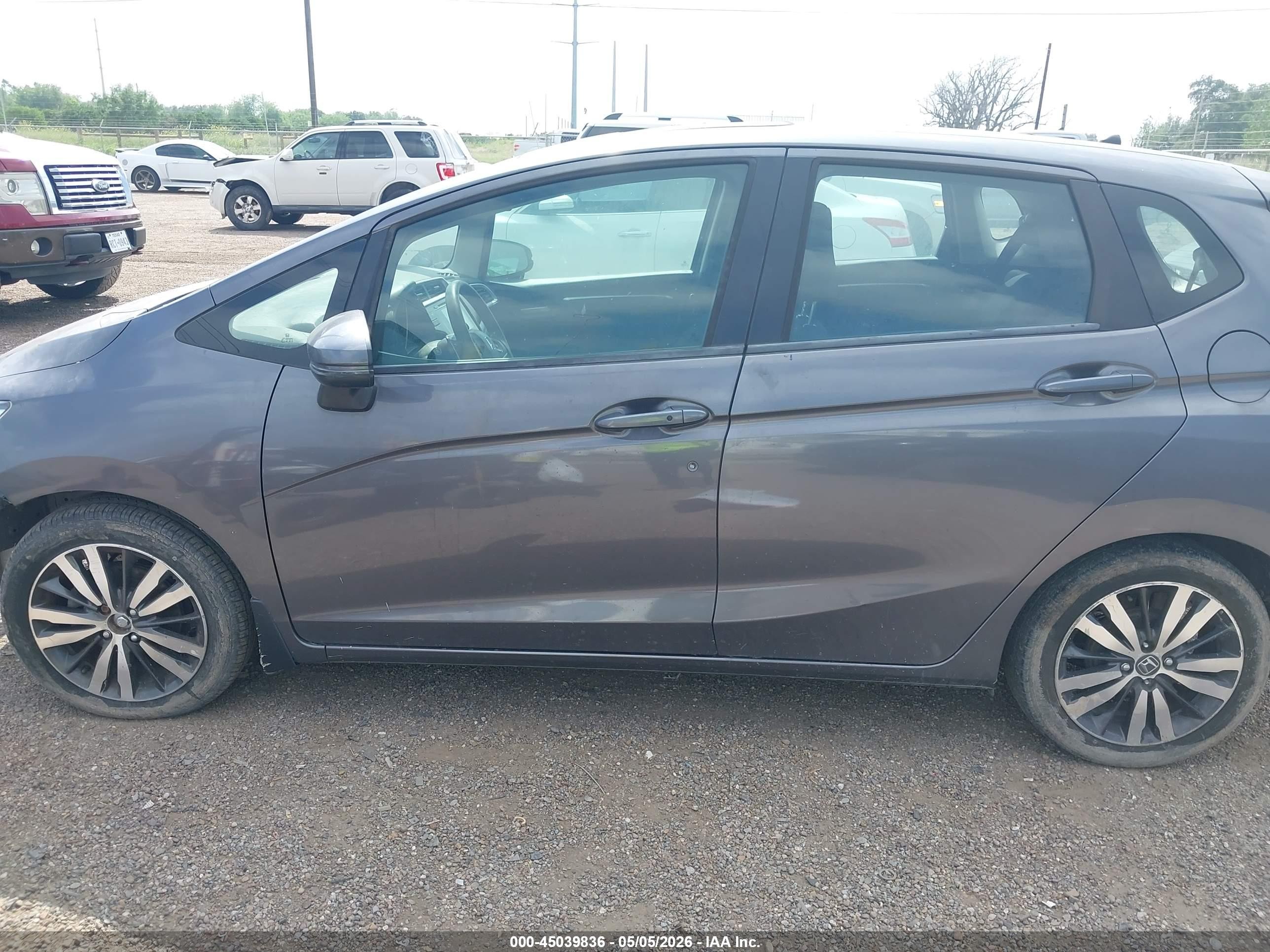 2015 Honda Fit Ex/ex-l Black vin: 3HGGK5H89FM736359