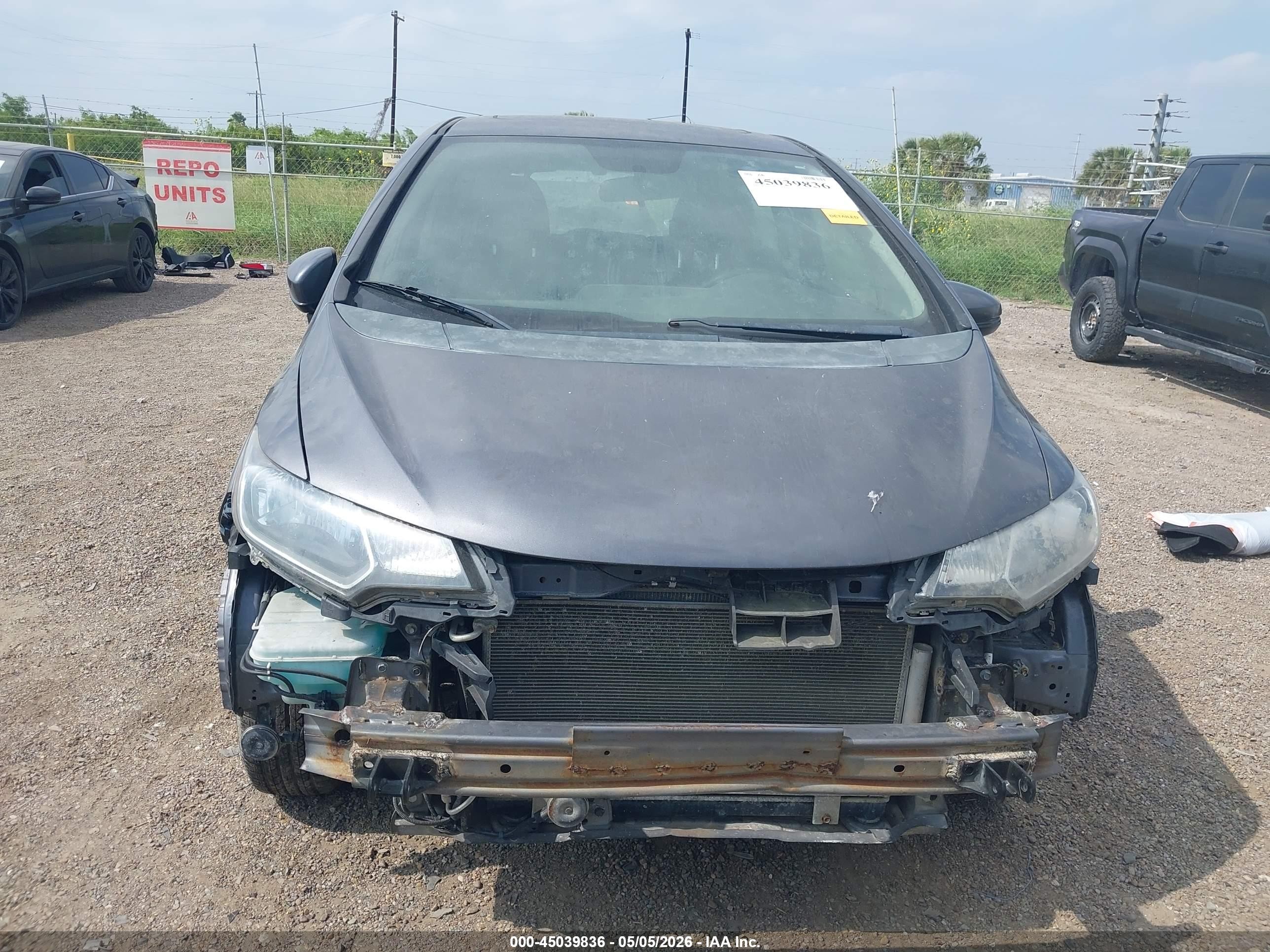 2015 Honda Fit Ex/ex-l Black vin: 3HGGK5H89FM736359