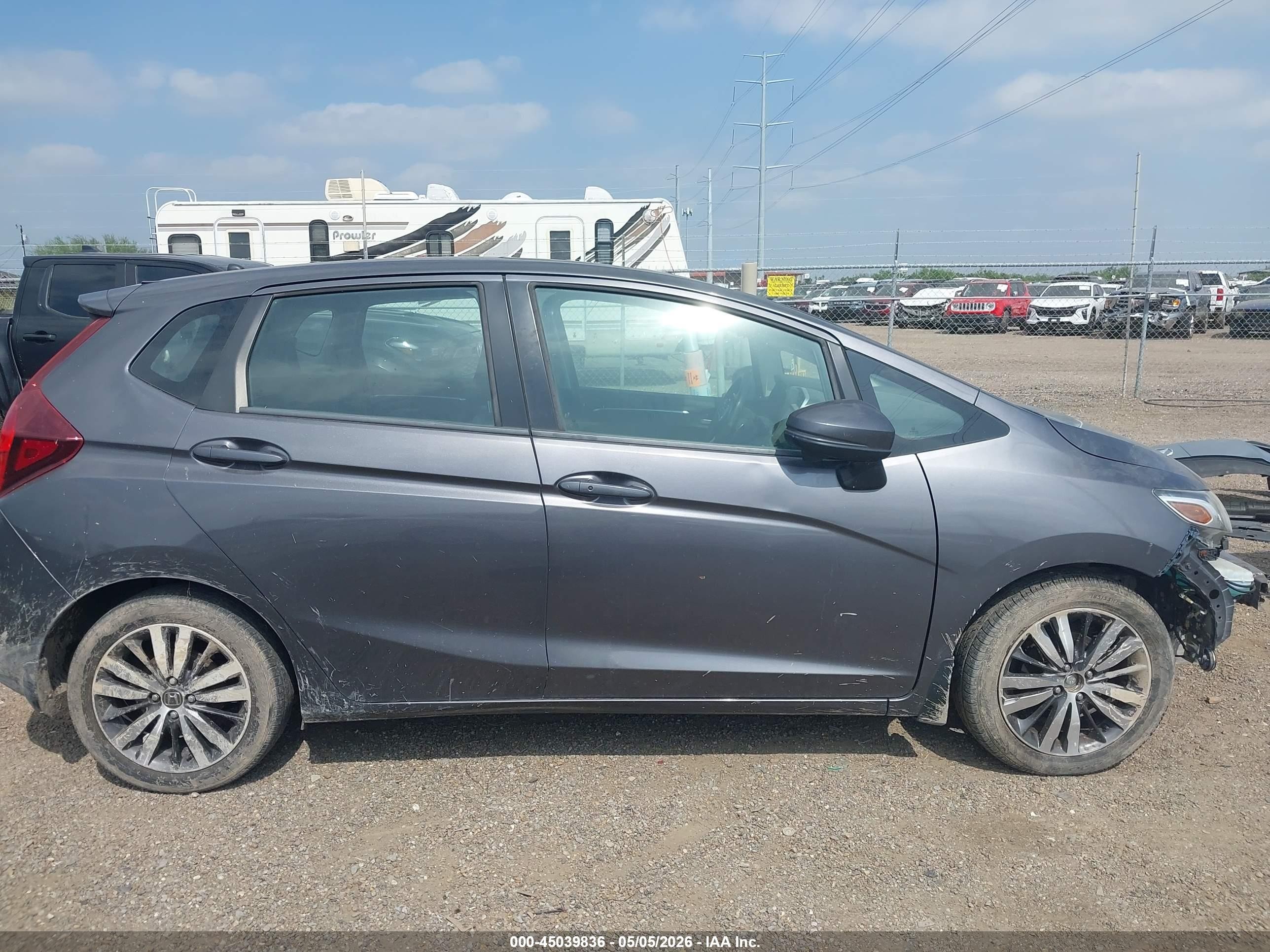 2015 Honda Fit Ex/ex-l Black vin: 3HGGK5H89FM736359