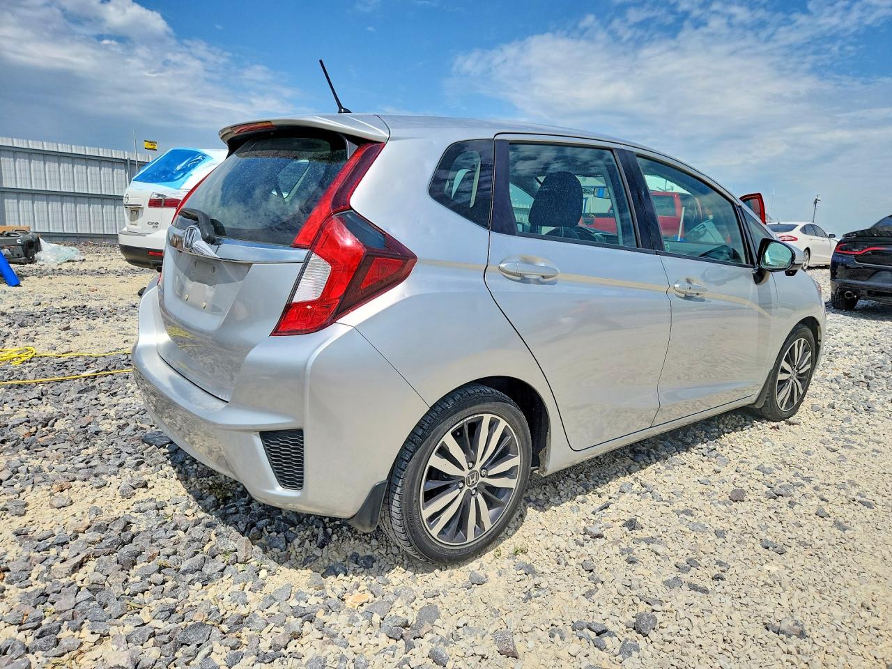 2015 Honda Fit Ex Серебряный vin: 3HGGK5H89FM737687