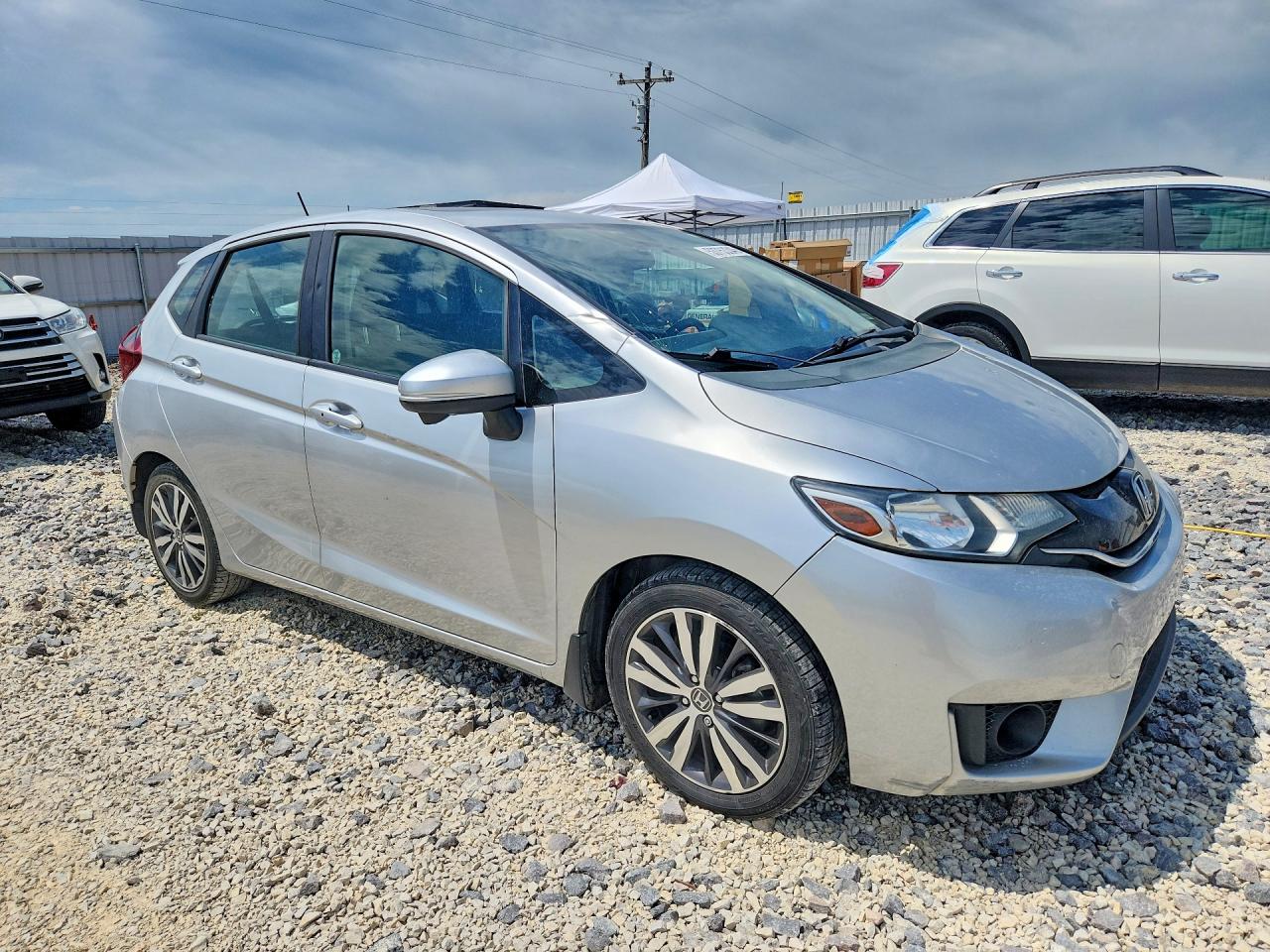 2015 Honda Fit Ex Серебряный vin: 3HGGK5H89FM737687