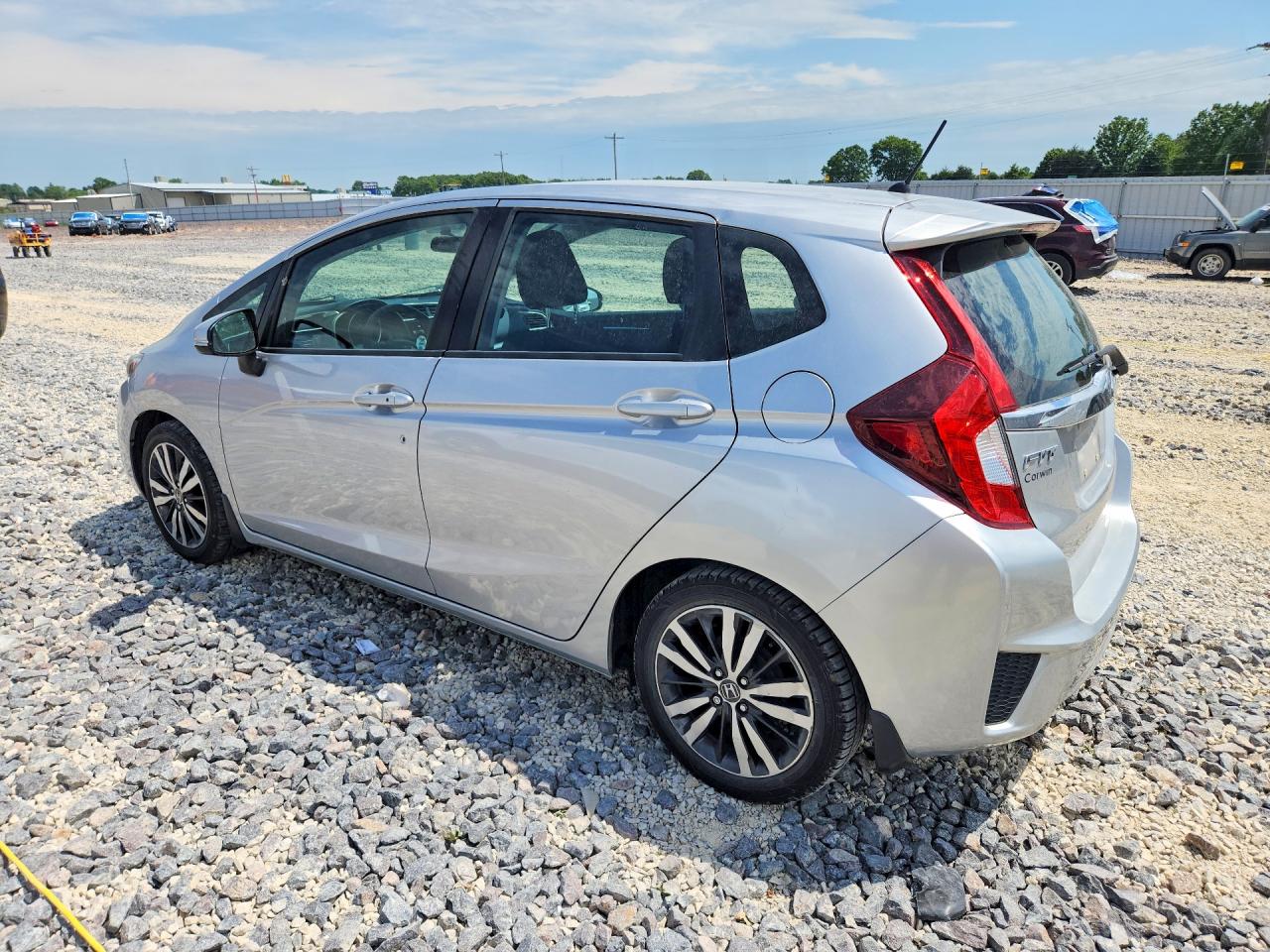 2015 Honda Fit Ex Серебряный vin: 3HGGK5H89FM737687