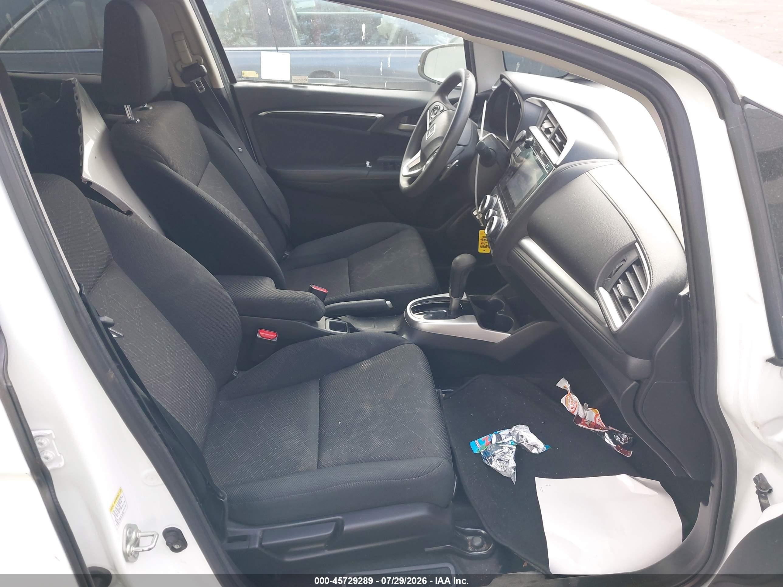 2015 Honda Fit Ex/ex-l White vin: 3HGGK5H89FM757552