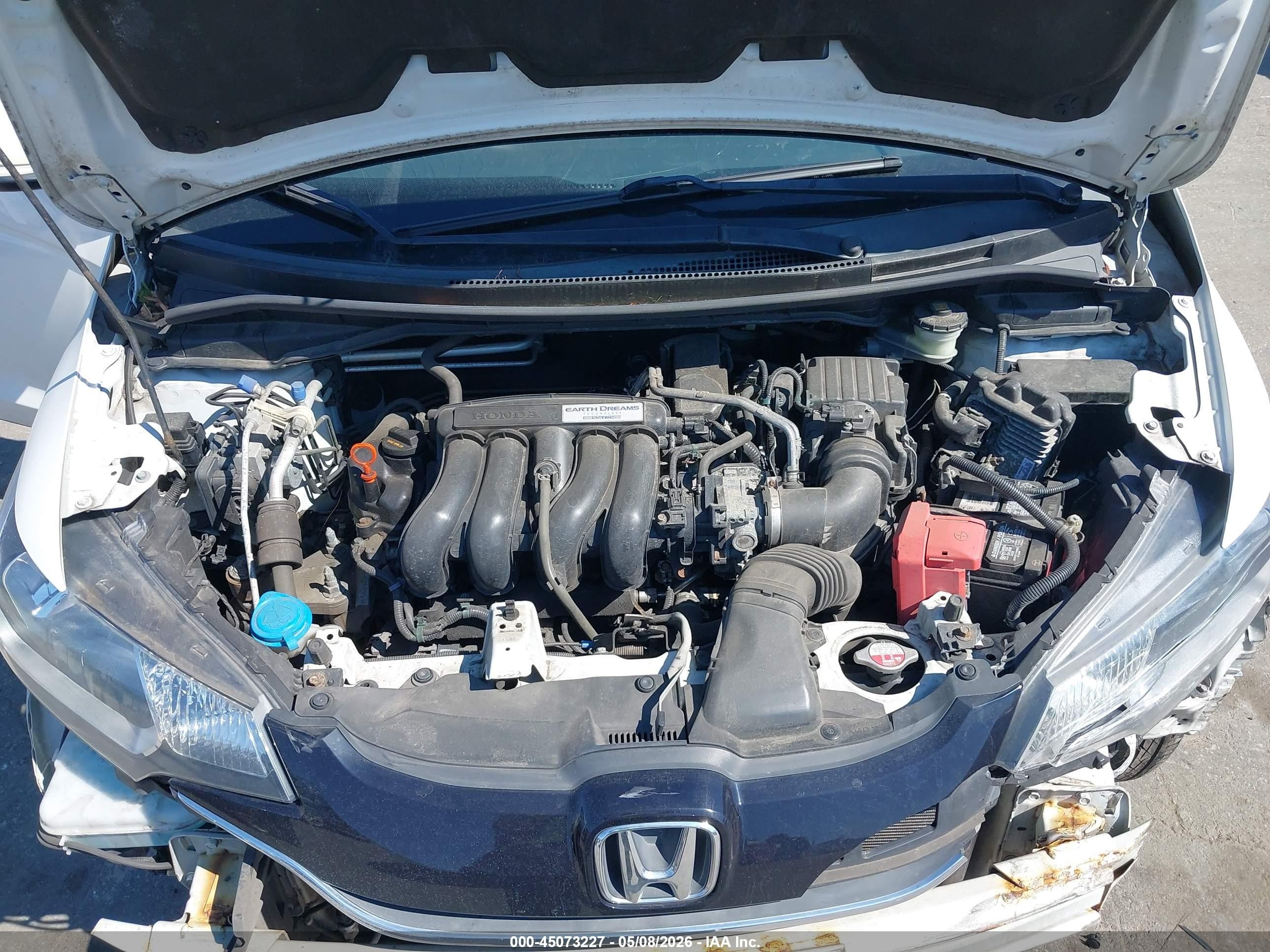 2015 Honda Fit Ex/ex-l Белый vin: 3HGGK5H89FM759897