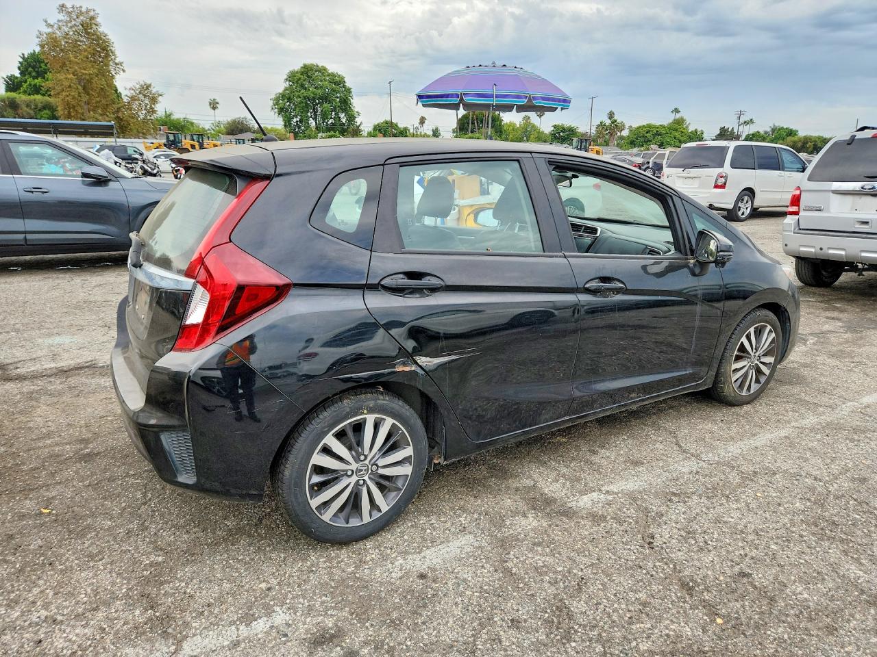 2015 Honda Fit Ex Black vin: 3HGGK5H89FM762928