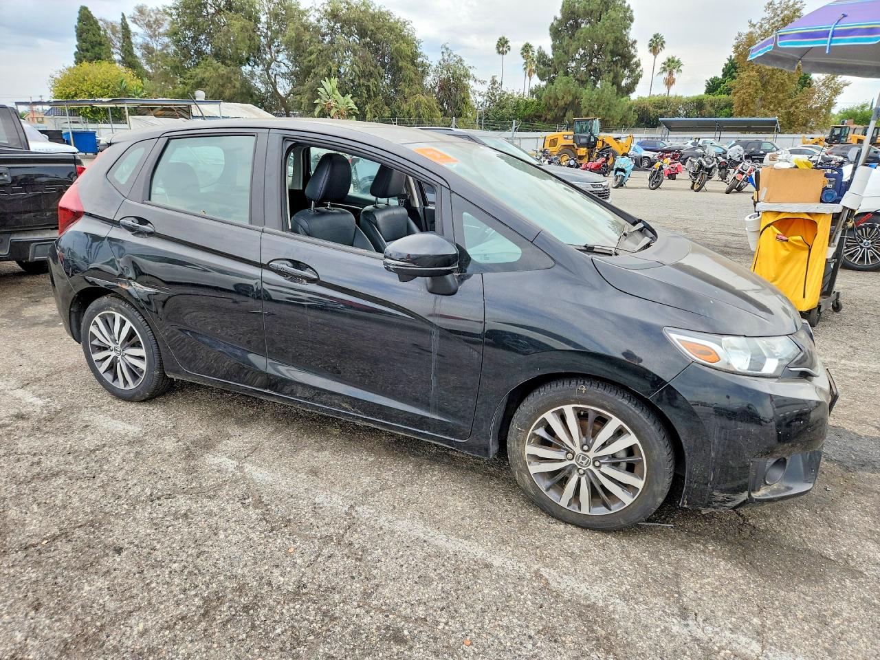 2015 Honda Fit Ex Black vin: 3HGGK5H89FM762928