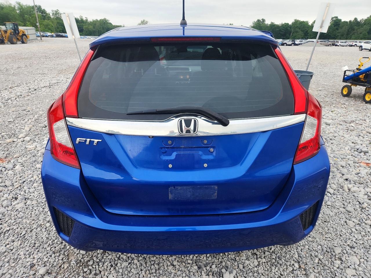 2015 Honda Fit Ex Blue vin: 3HGGK5H89FM763948