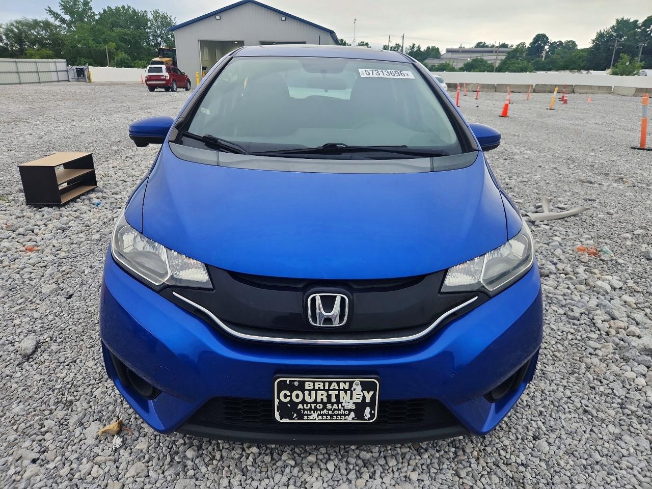 2015 Honda Fit Ex Blue vin: 3HGGK5H89FM763948