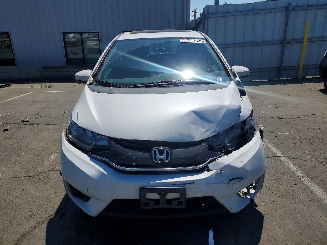 2015 Honda Fit Ex White vin: 3HGGK5H89FM765540