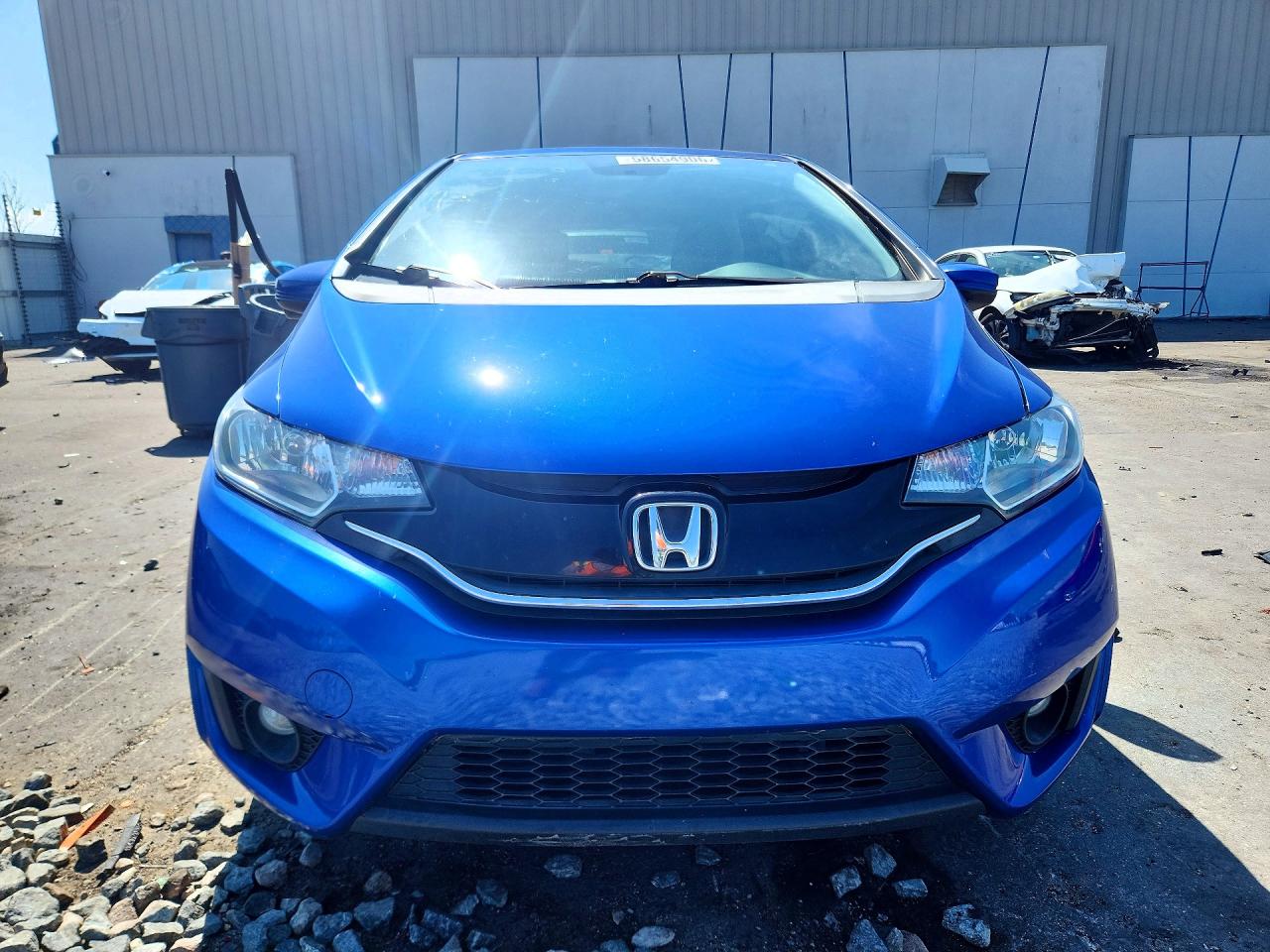 2015 Honda Fit Ex Blue vin: 3HGGK5H89FM767269