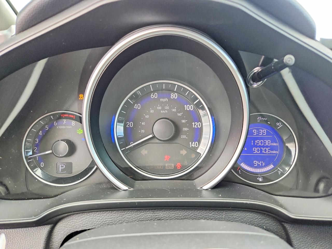 2015 Honda Fit Ex Blue vin: 3HGGK5H89FM767269